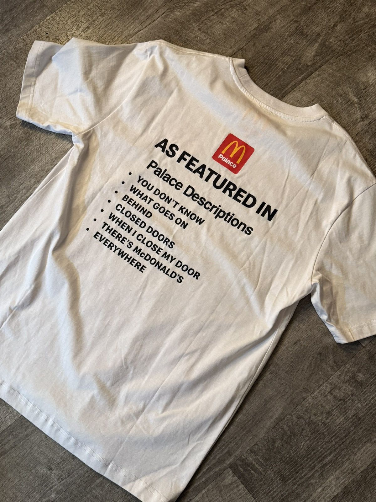 Palace Palace x McDonald’s Description T-Shirt 2 (2023) Size US L / EU 52-54 / 3 - 3 Thumbnail