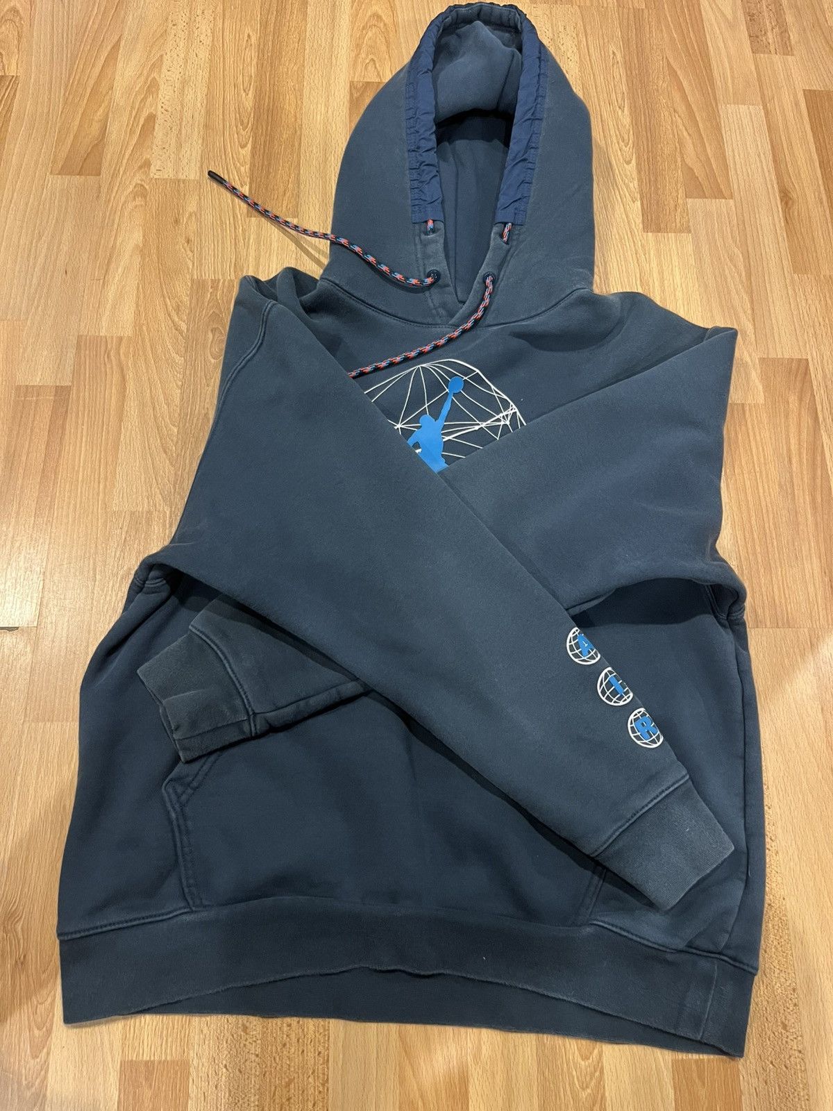 Jordan Brand Air Jordan Pullover Hoodie Blue Logo Size M Size US M / EU 48-50 / 2 - 5 Thumbnail