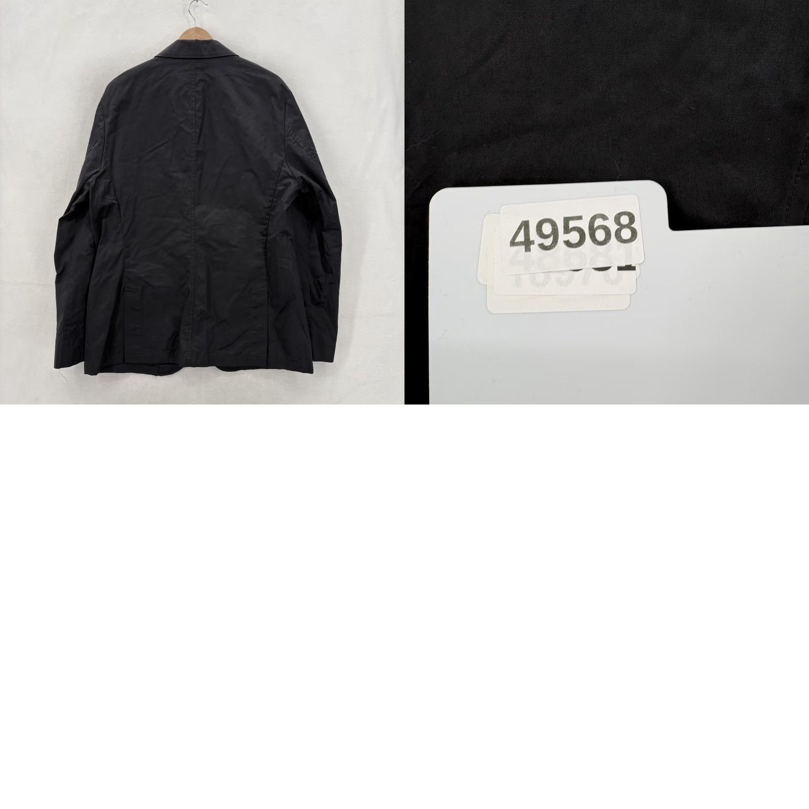 Nautica Nautica Blazer Mens Large Gray 4 Button Cotton Nylon Sport Coat Casual Jacket Size 42R - 9 Thumbnail