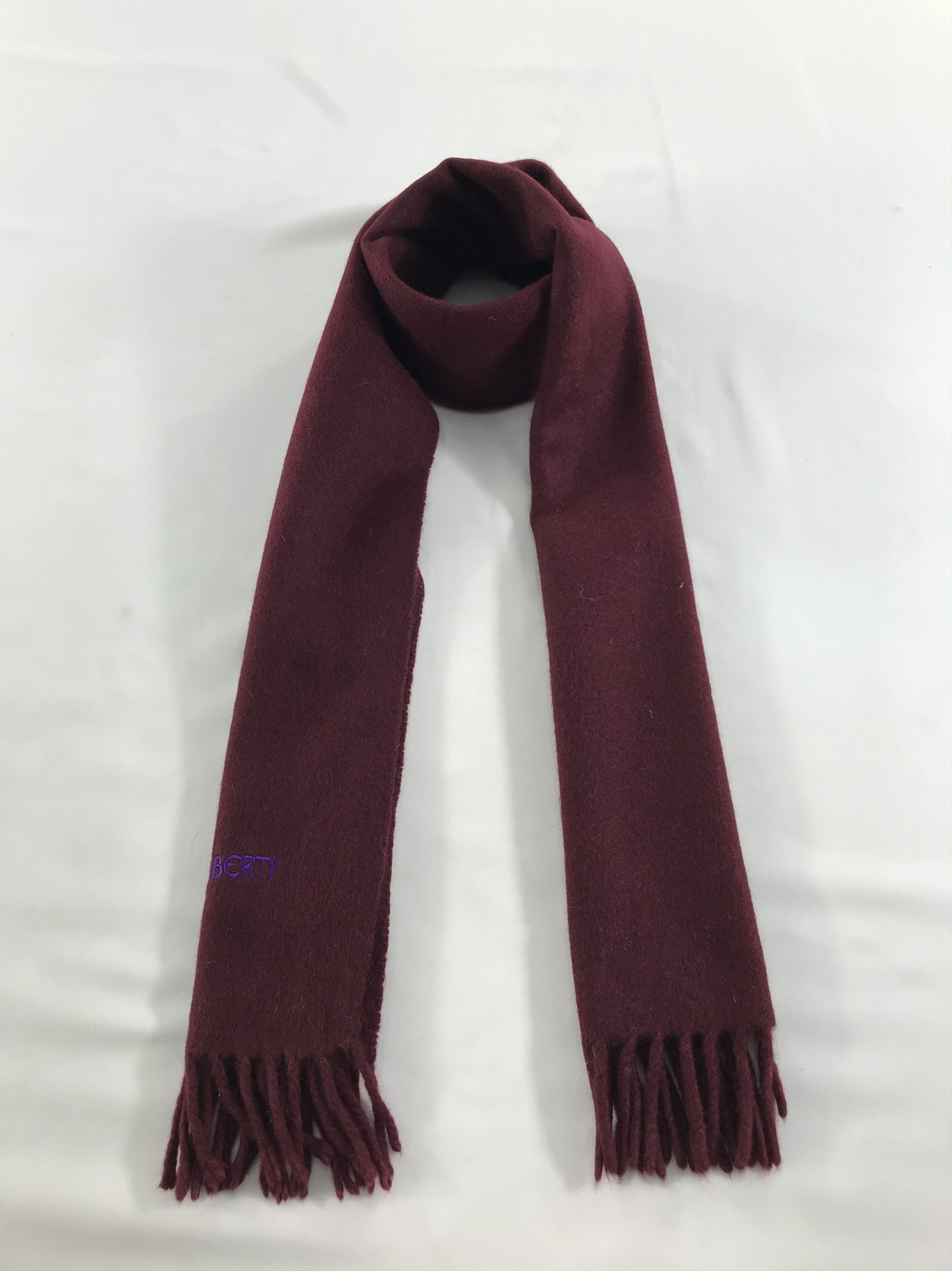 Liberty Liberty Plain Cashmere Scarf Muffler V110 Size ONE SIZE - 1 Thumbnail