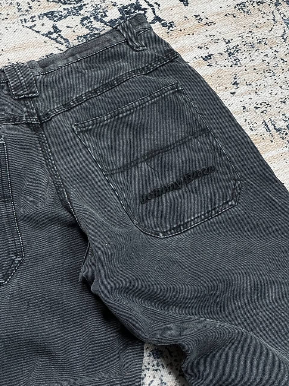 Vintage Vintage Johnny Blaze Faded Grey Baggy Jeans Size US 36 / EU 52 - 13 Thumbnail