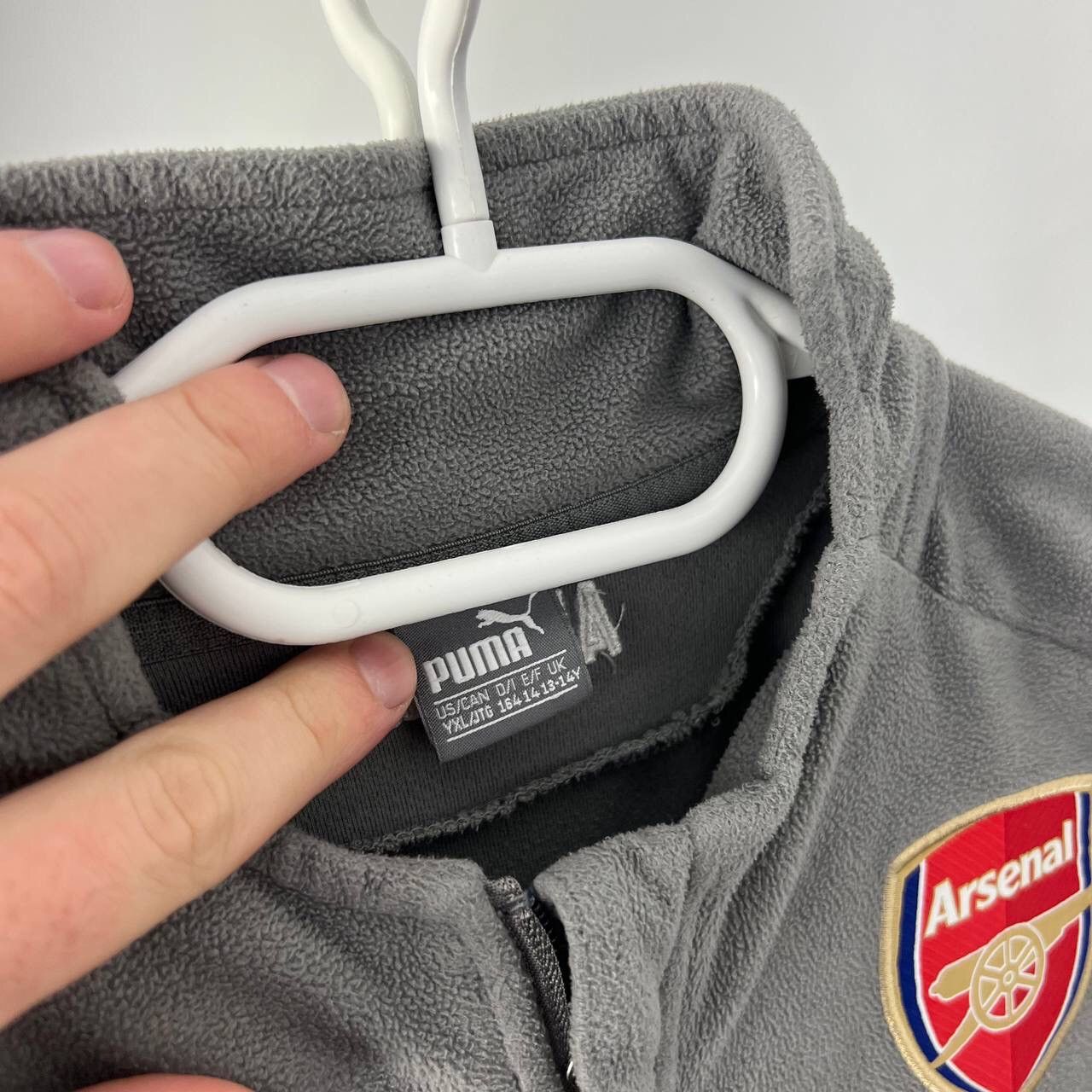 Puma Arsenal Puma Zip 1/4 Sweatshirt Fleece Jersey Football Size US S / EU 44-46 / 1 - 3 Thumbnail