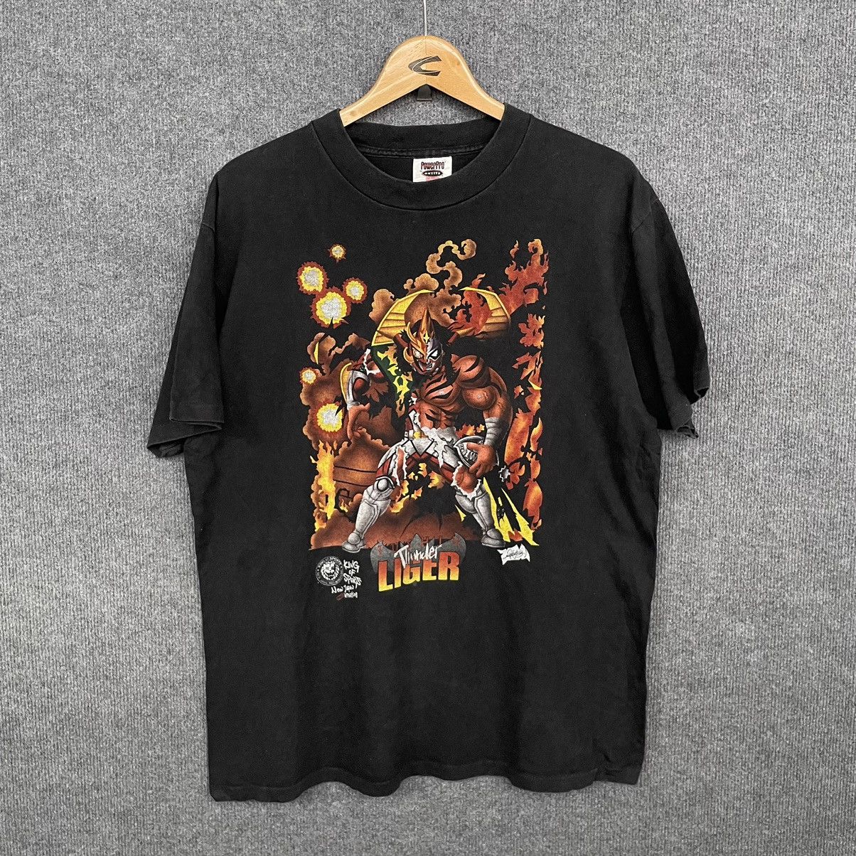 90s Japan Pro Wrestling Liger Jushin Thunder Rap Tee