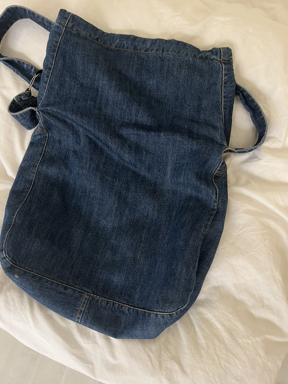 Our Legacy Our Legacy Sling Bag Shoulder bag messenger Mid wash Denim Size ONE SIZE - 7 Thumbnail