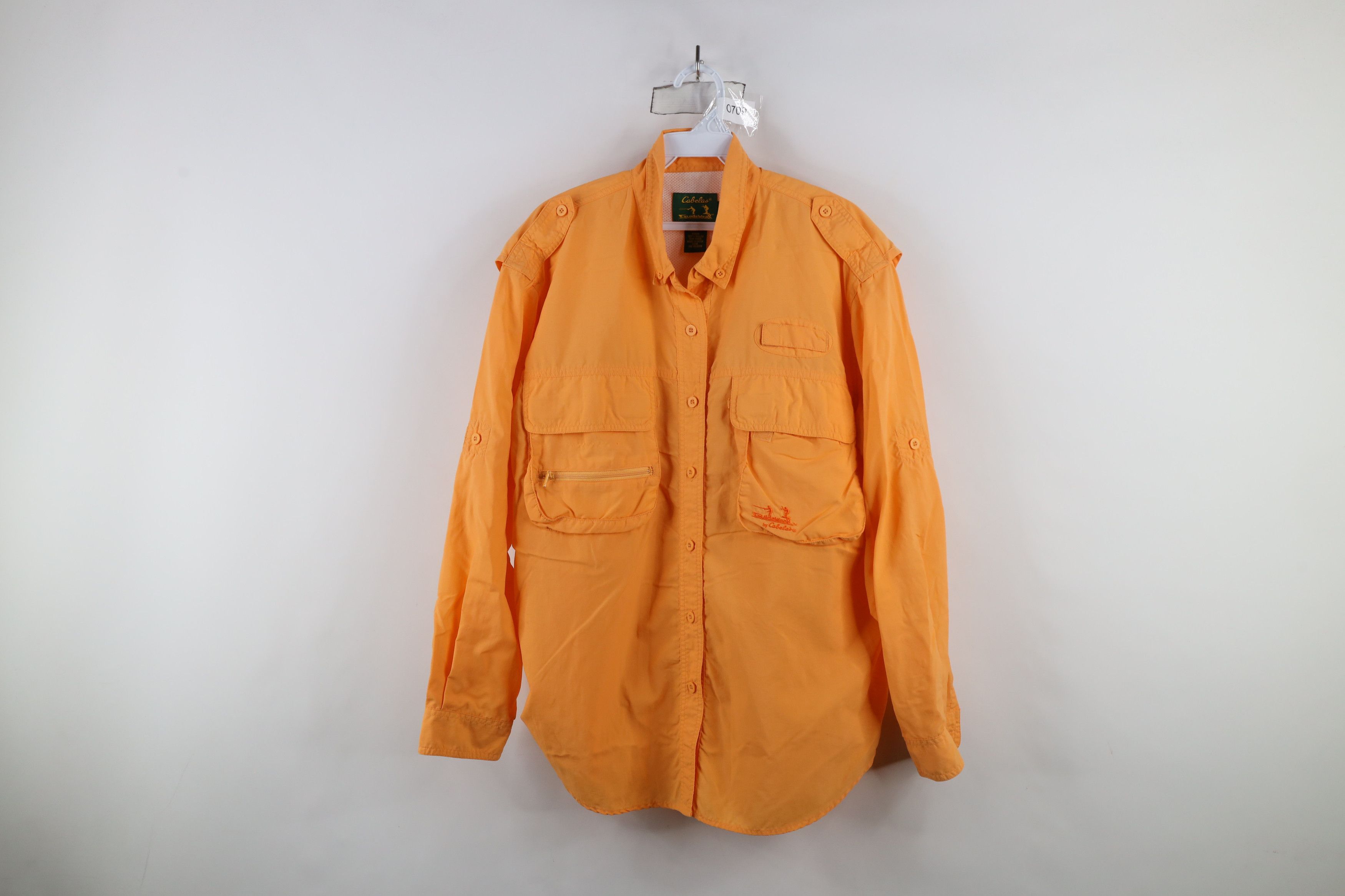 Cabelas × Vintage Vintage Cabelas Guidewear Bush Fishing Collared Button Shirt Size US L / EU 52-54 / 3 - 1 Thumbnail