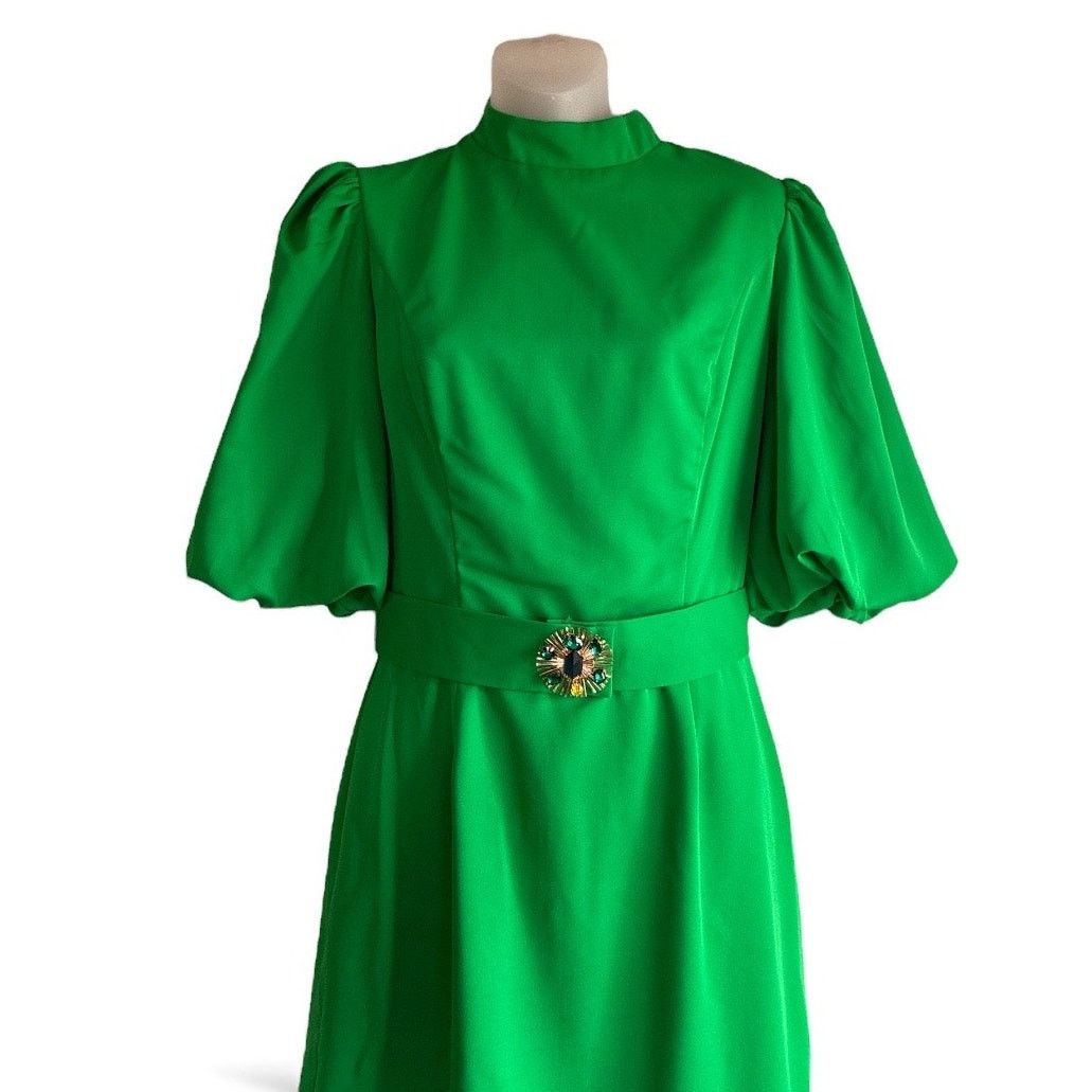 Other Flying Tomato retro style mini sheath dress kelly green Size S / US 4 / IT 40 - 6 Thumbnail