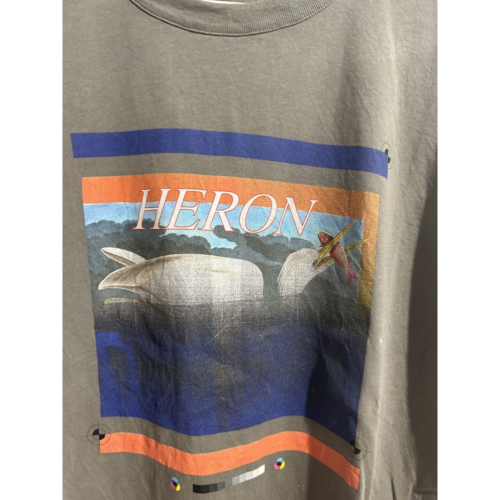 Heron Preston Heron Preston Misprinted Swan Tee Size Medium Size US M / EU 48-50 / 2 - 2 Thumbnail