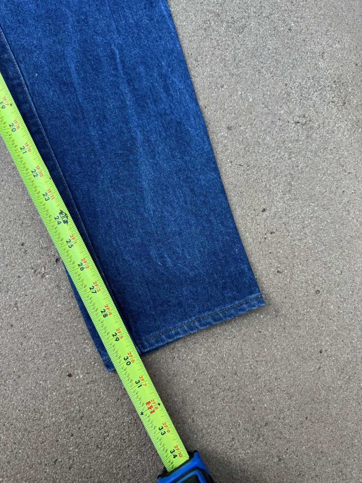 Levi's Vtg 80s Levi’s 505xx Red Tab Straight Leg Dark Jeans 29x30 Size US 29 - 10 Thumbnail