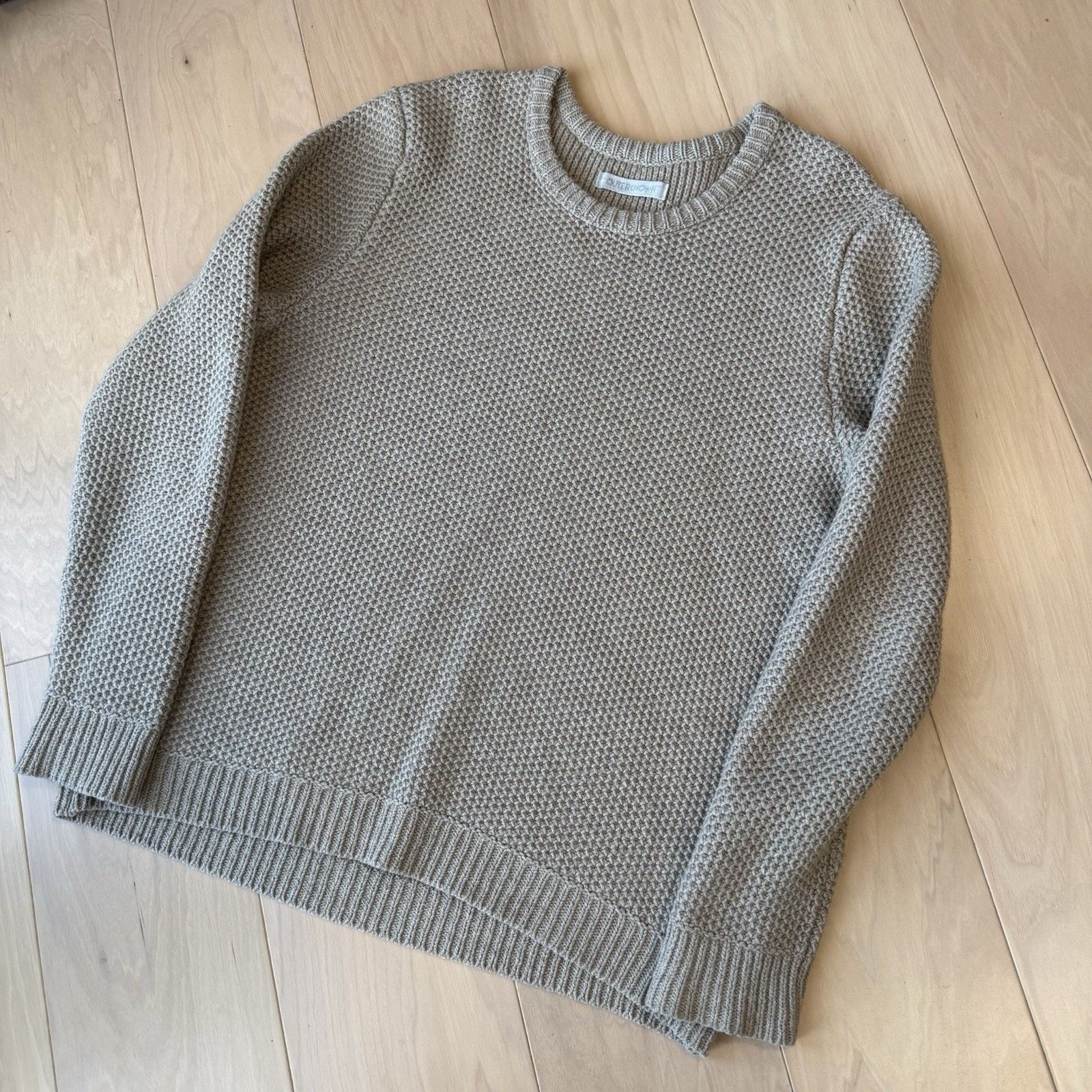 Outerknown Outerknown Eastbank Crew Beige Wool Blend Pullover Sweater Size US XL / EU 56 / 4 - 10 Thumbnail