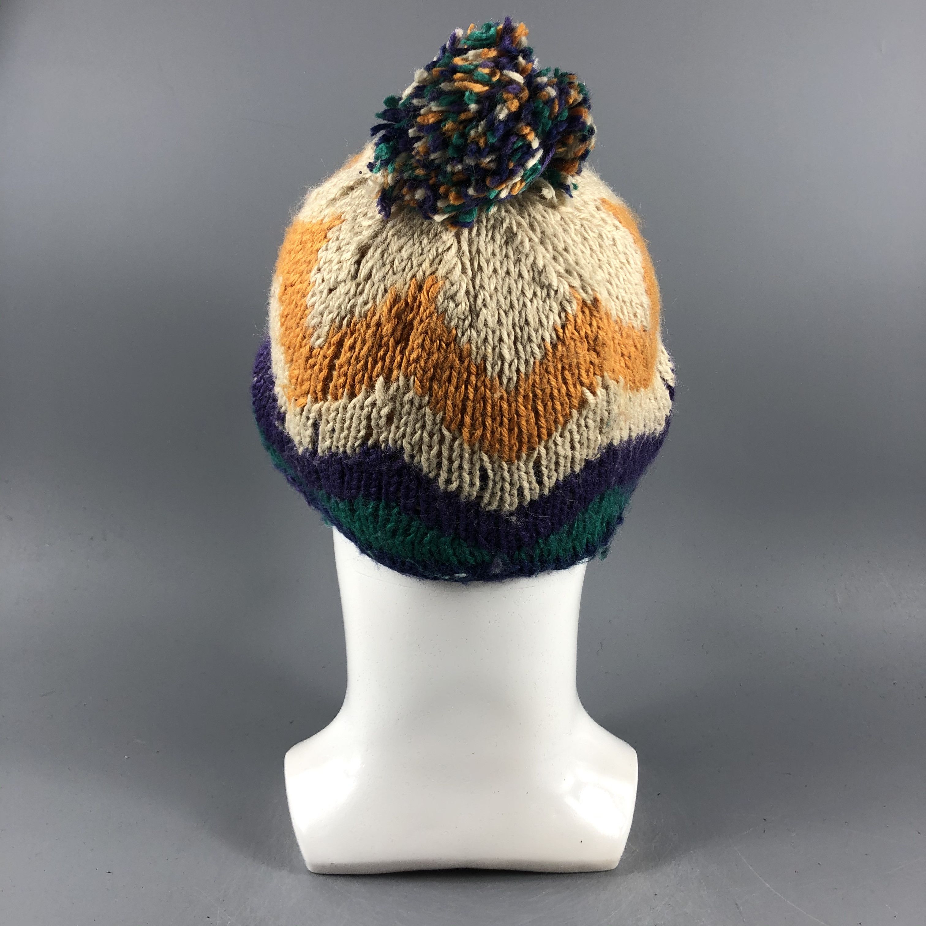 Japanese Brand × Vintage Kids Unknown Knit Beanie Snow Hat Snow Cap -D055 Size ONE SIZE - 3 Thumbnail
