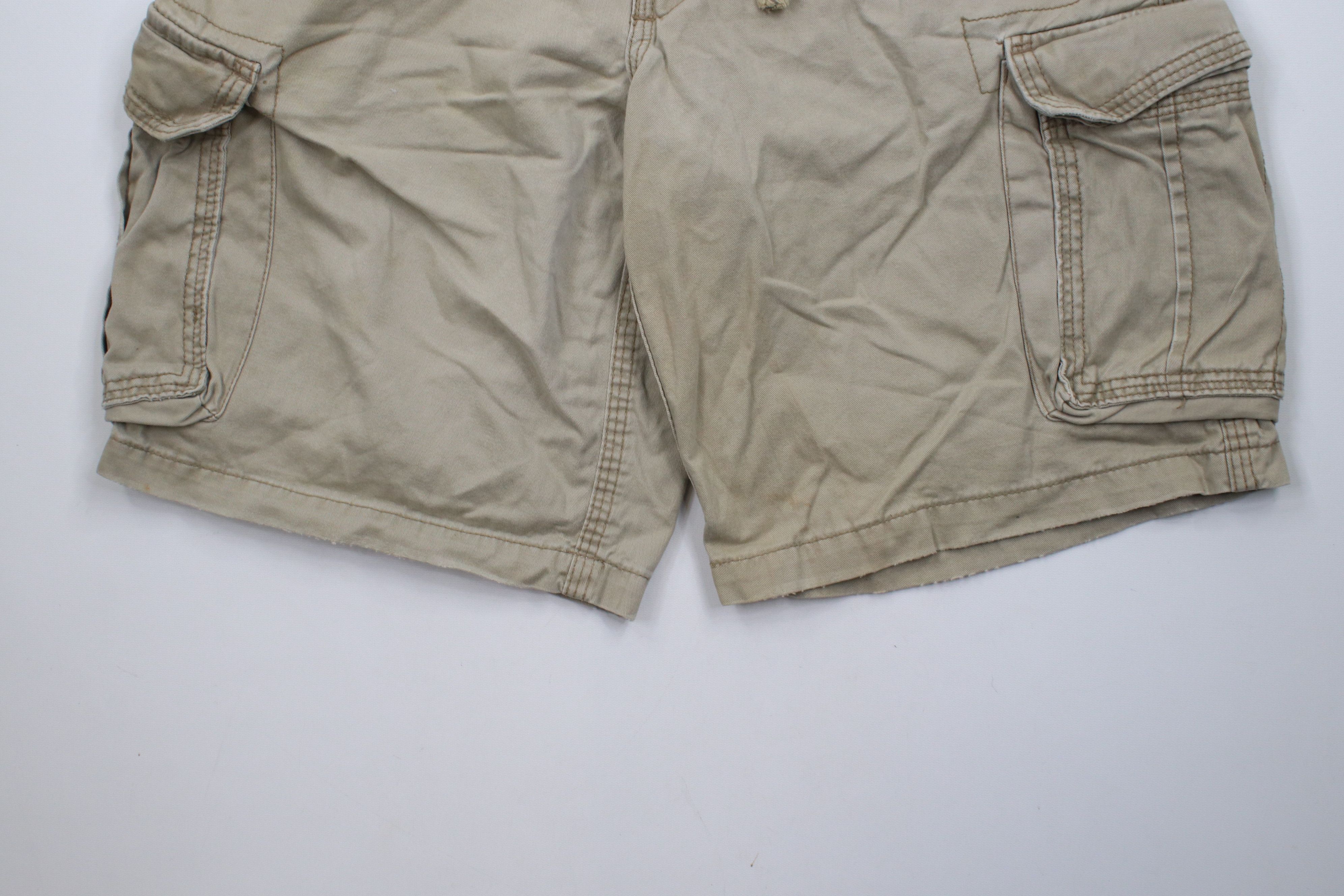Aeropostale × Vintage Vintage Y2K Aeropostale Heavyweight Cargo Shorts Cotton Size US 36 / EU 52 - 4 Thumbnail