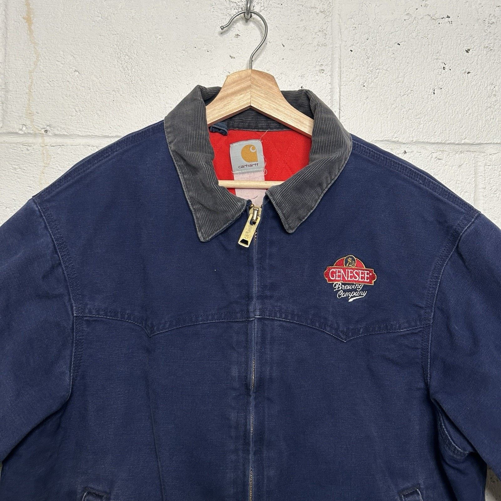 Carhartt Vintage Carhartt Quilted Santa Fe Jacket “Navy” JQ2102 Size US L / EU 52-54 / 3 - 3 Thumbnail