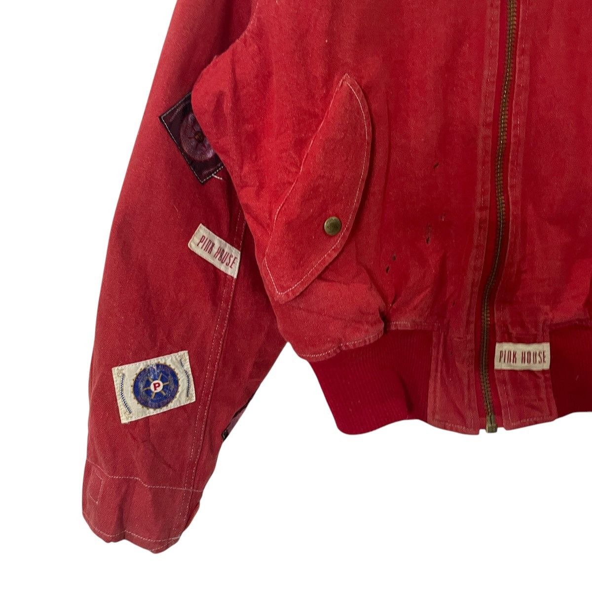 Pink House Vintage Pink House Iconic Bomber Jacket Size US L / EU 52-54 / 3 - 9 Thumbnail