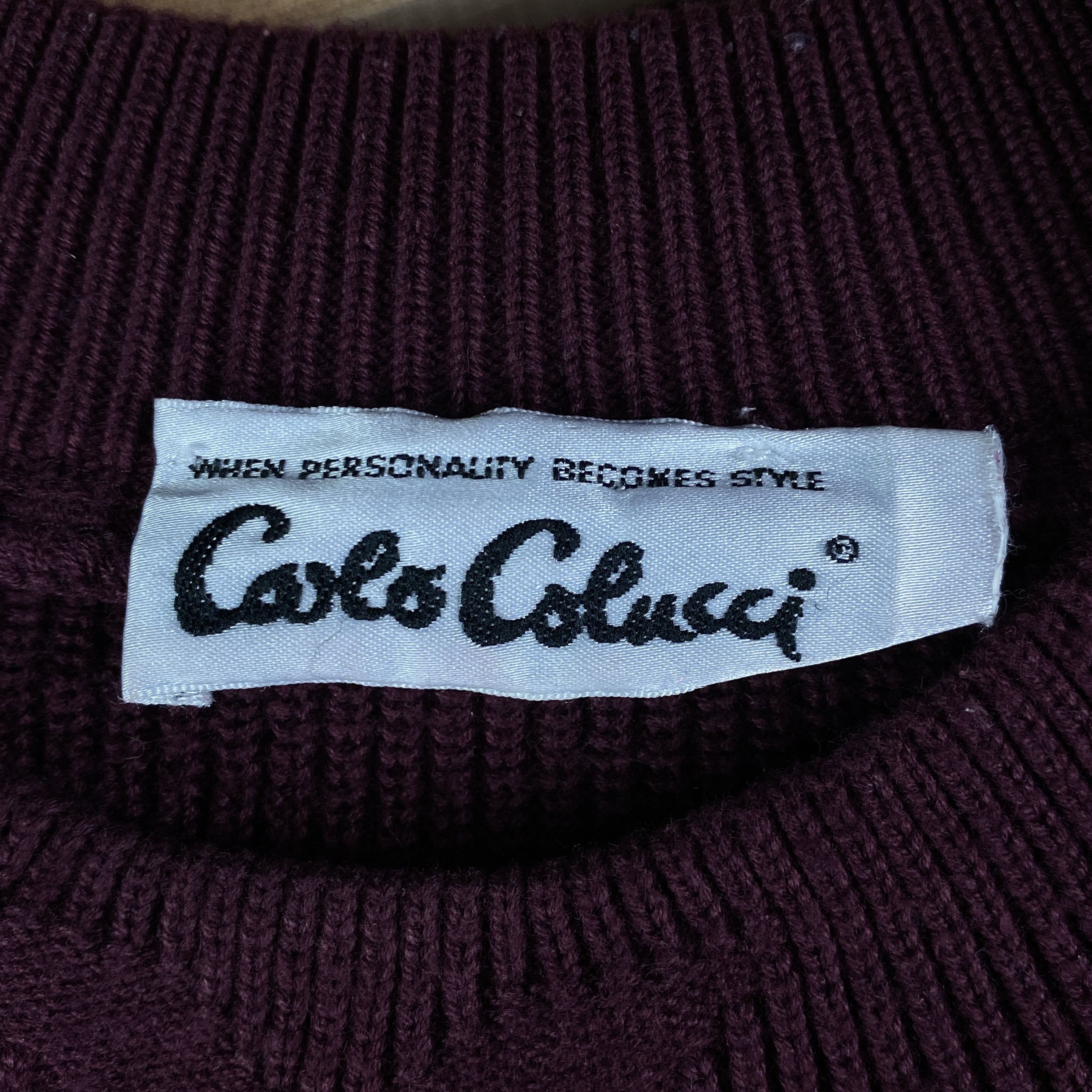Carlo Colucci Mens Vintage Jumper Sweaters Pullover Carlo Colucci Size 54 Size US XL / EU 56 / 4 - 4 Thumbnail