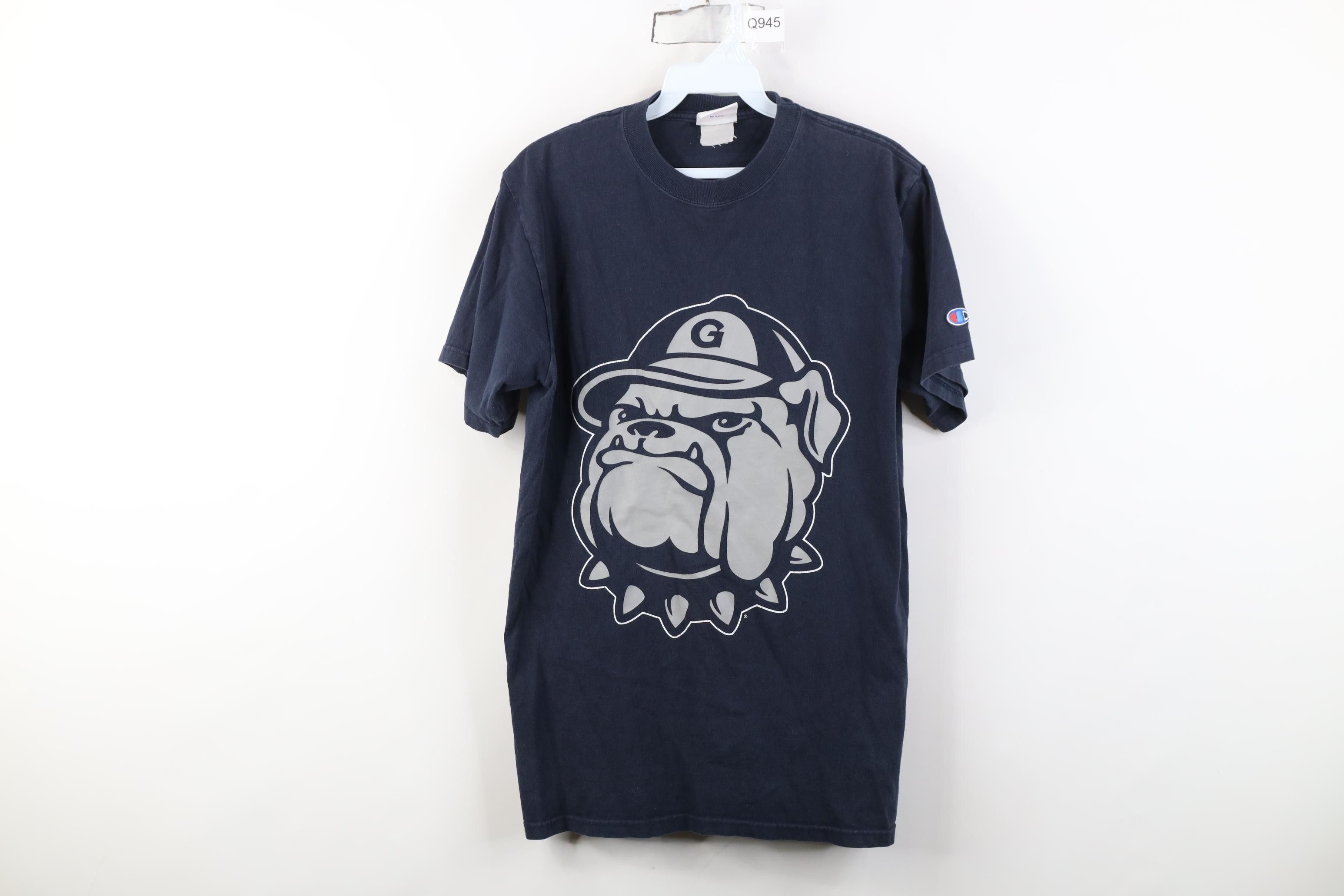 Champion Vintage 90s Y2K Champion Georgetown University Print T-Shirt Size US M / EU 48-50 / 2 - 1 Thumbnail