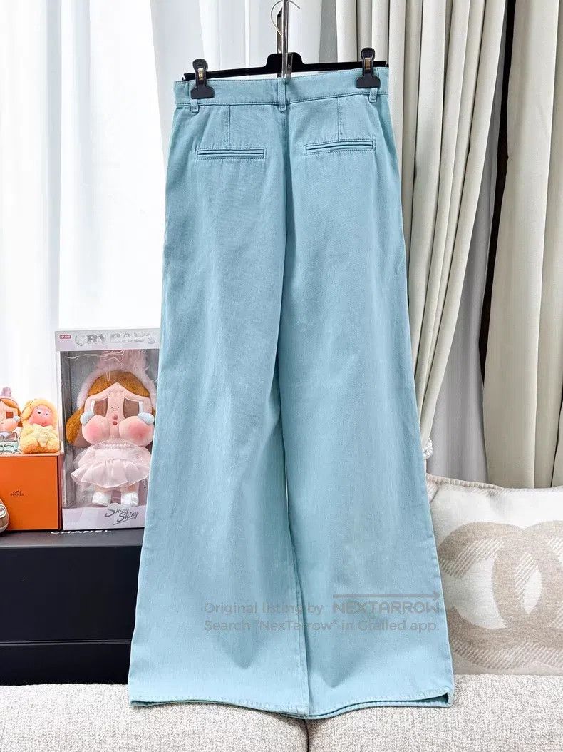 Chanel Chanel Star button denim wide-leg pants jeans Size 25" / US 0 / IT 36 - 2 Thumbnail