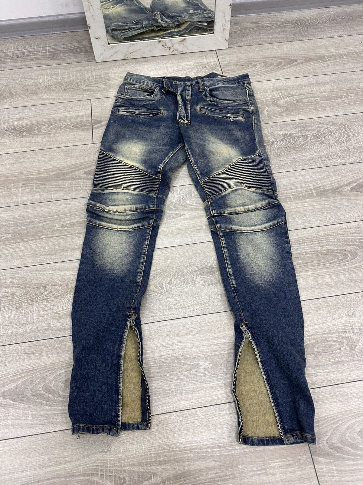 Hysteric Glamour MNML Y2K Avantgarde Skinny Jeans Opium Style Size US 30 / EU 46 - 2 Thumbnail
