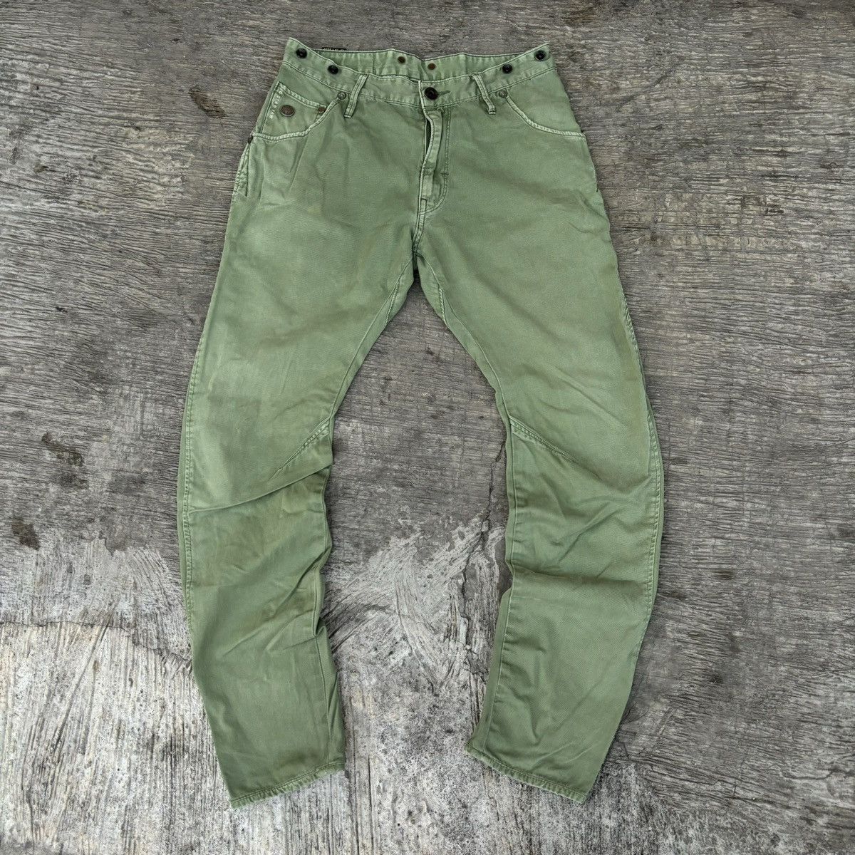 G-Star G-STAR ARC 3D LOOSE TAPERED BRACES Sage Denim Relaxed Jeans Size US 30 / EU 46 - 3 Thumbnail