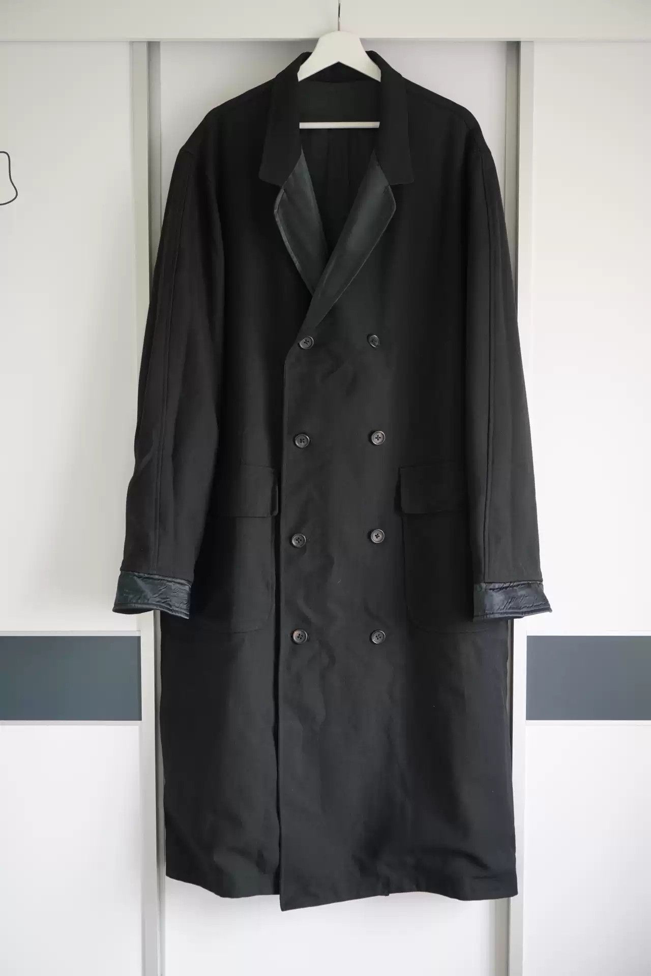 Yohji Yamamoto Yohji Yamamoto 94aw Puppet Period Reversible Coat With Silk Collar Size US M / EU 48-50 / 2 - 1 Thumbnail