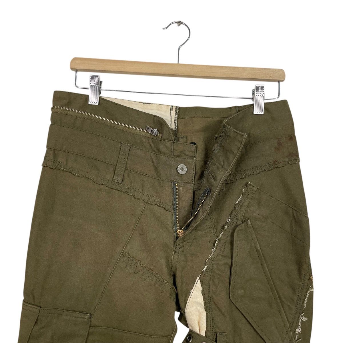 Comme des Garcons Junya Watanabe Cdg AW2006 Deconstructed Military Cargo Pants Size US 32 / EU 48 - 14 Thumbnail