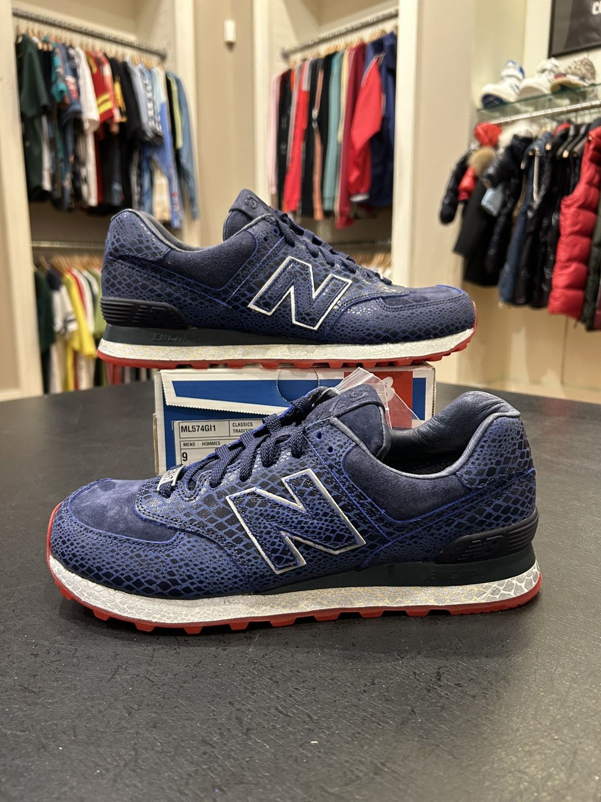 New Balance New Balance 574 X Bait X G.I. Joe ‘Cobra Commander’ Size US 9 / EU 42 - 1 Thumbnail