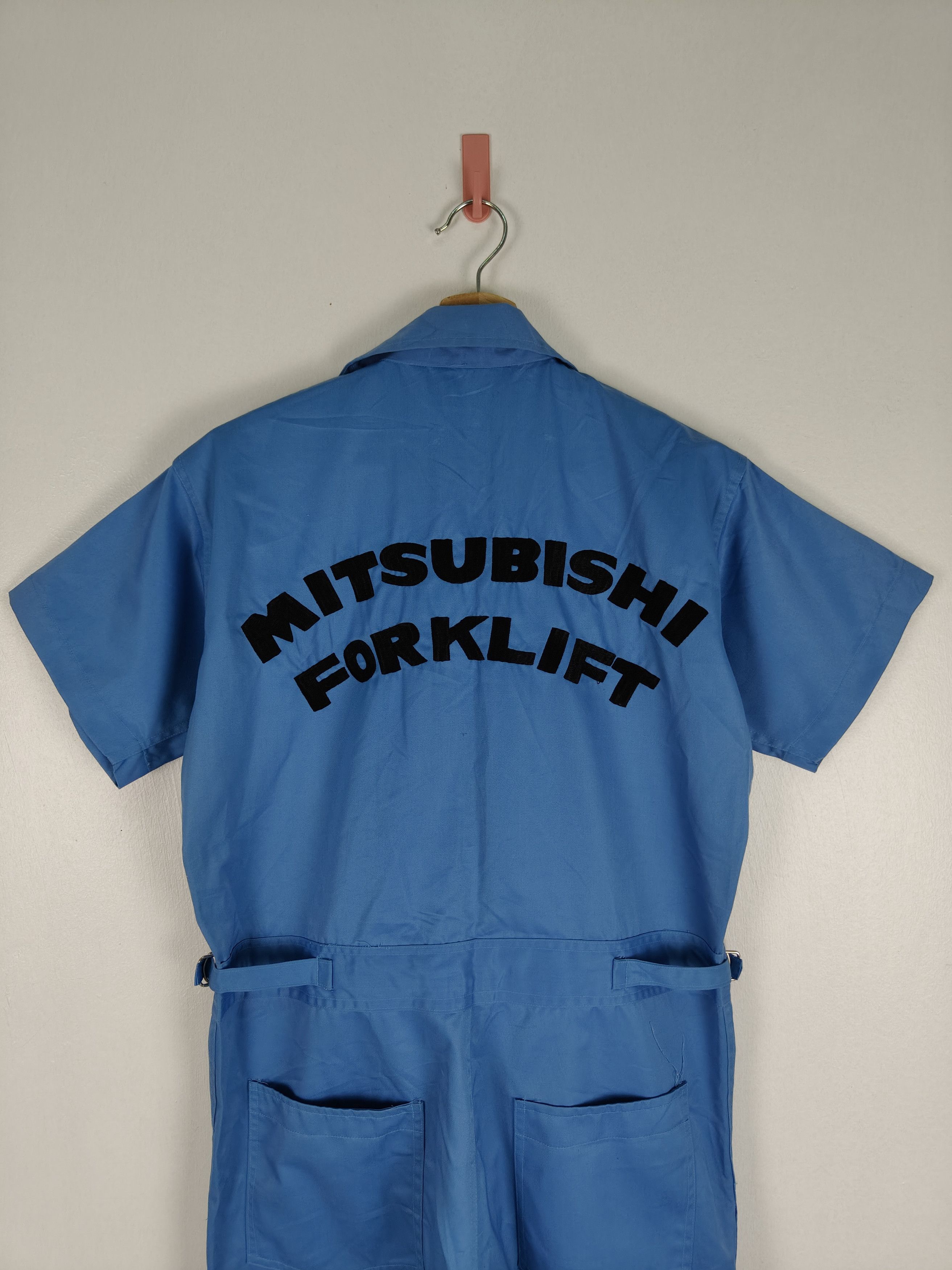 Japanese Brand × Vintage Vintage Mistubishi Forklift Work wear Coverall Size US 32 / EU 48 - 10 Thumbnail