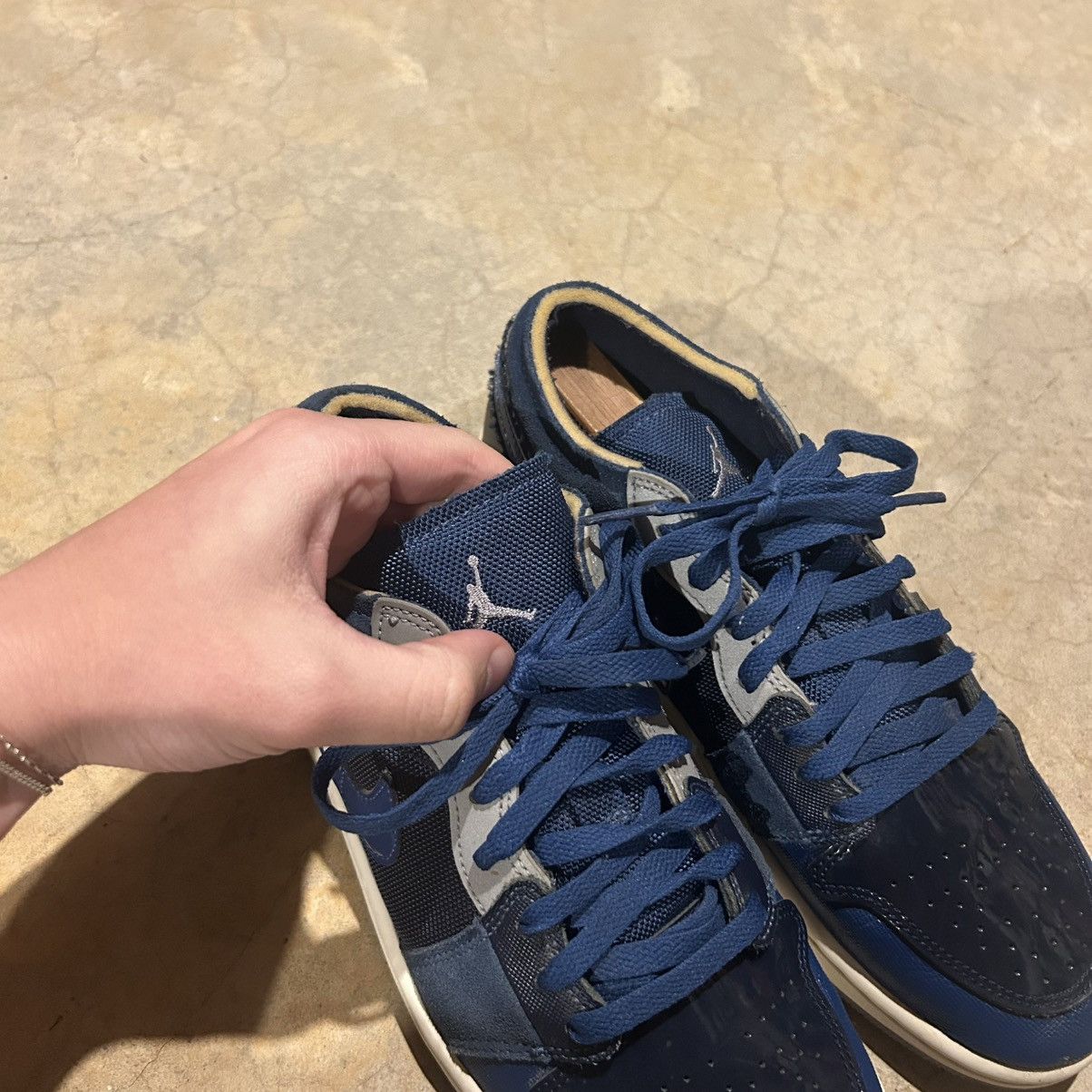 Jordan Brand × Nike Air Jordan 1 Low SE Craft Obsidian Blue 2022 US 8 Size US 8 / EU 41 - 11 Thumbnail