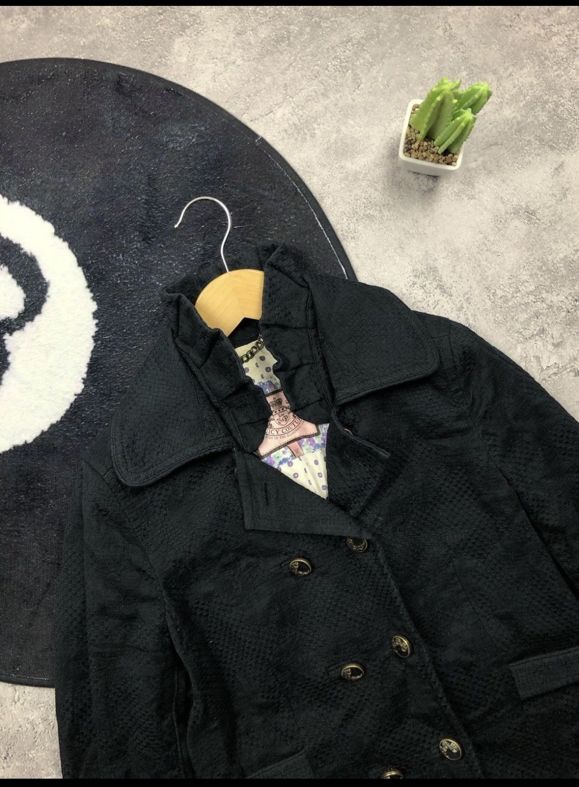 Juicy Couture JUICY COUTURE Vintage England Style Luxury Coat Streetwear Size M / US 6-8 / IT 42-44 - 5 Thumbnail