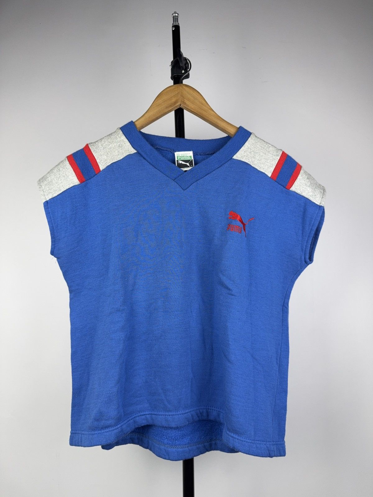 Puma Vintage 90s Rare Retro Y2K Puma Sweatshirt Sleeveless Size US S / EU 44-46 / 1 - 1 Thumbnail