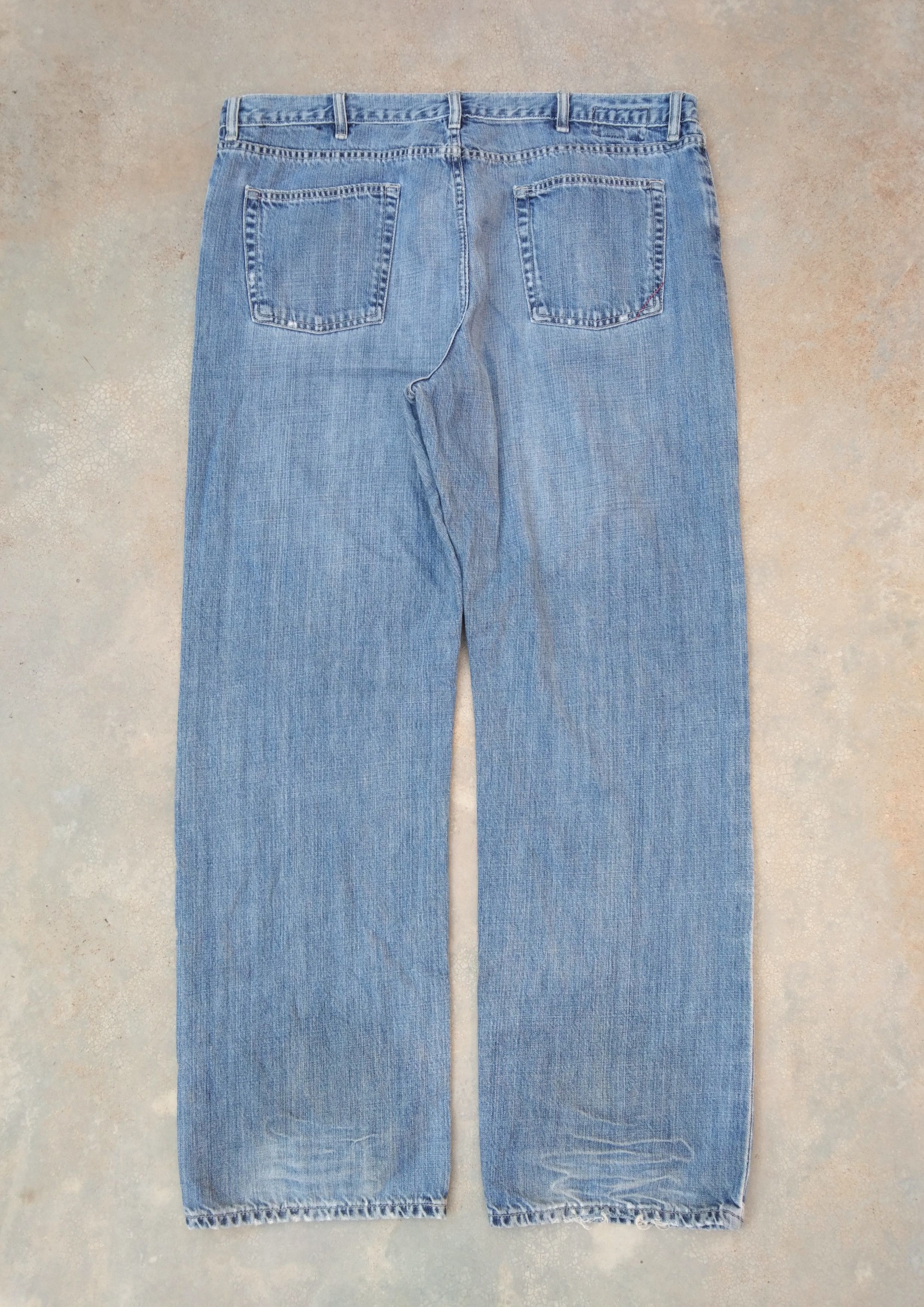 Banana Republic × Jean × Vintage Vintage Y2k Relaxed Fit Straight Leg Jeans 38x32 Size US 38 / EU 54 - 2 Thumbnail