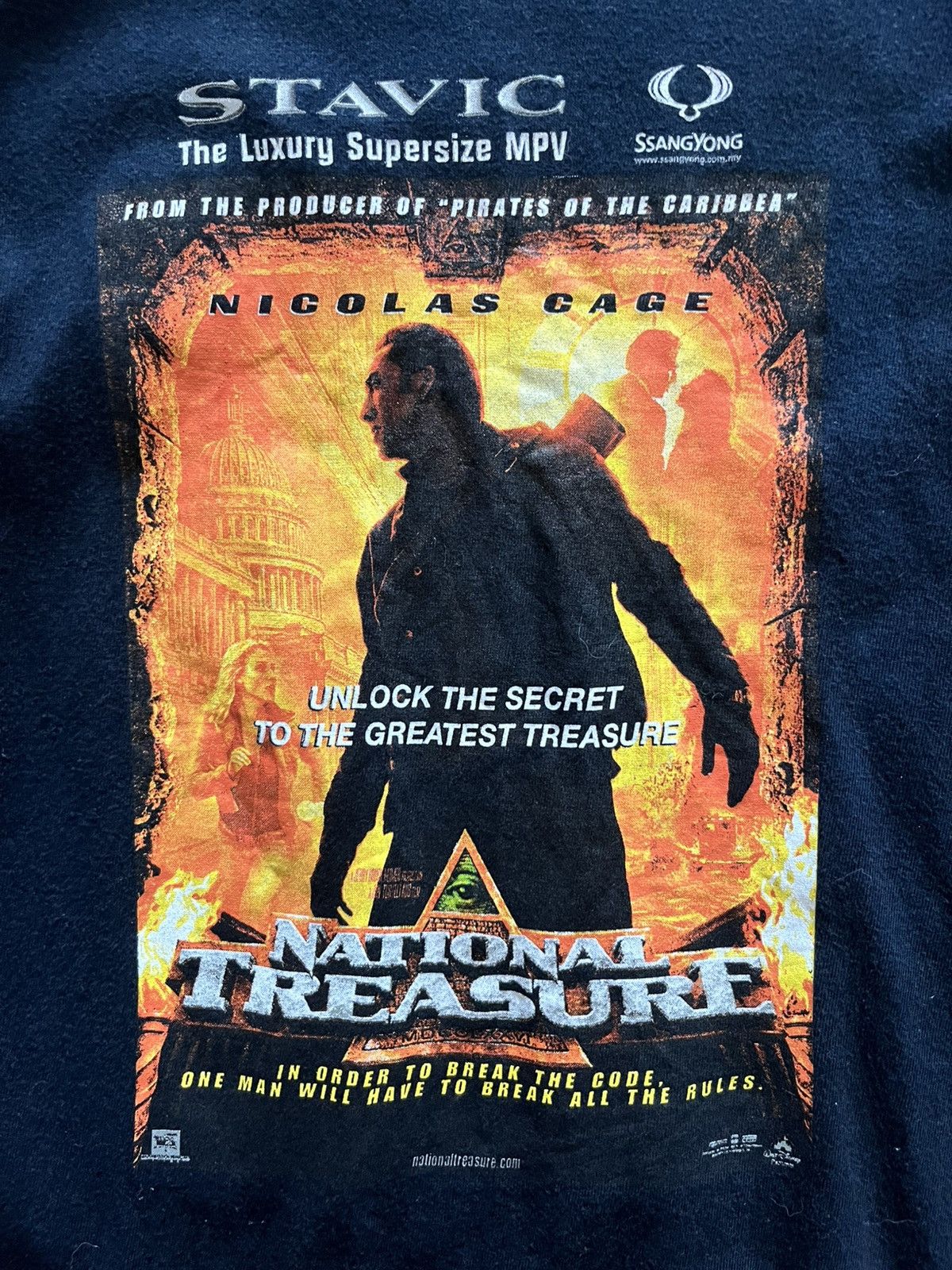 Other Vintage 2004 National Treasure Movie Promo Tee Size US L / EU 52-54 / 3 - 3 Thumbnail