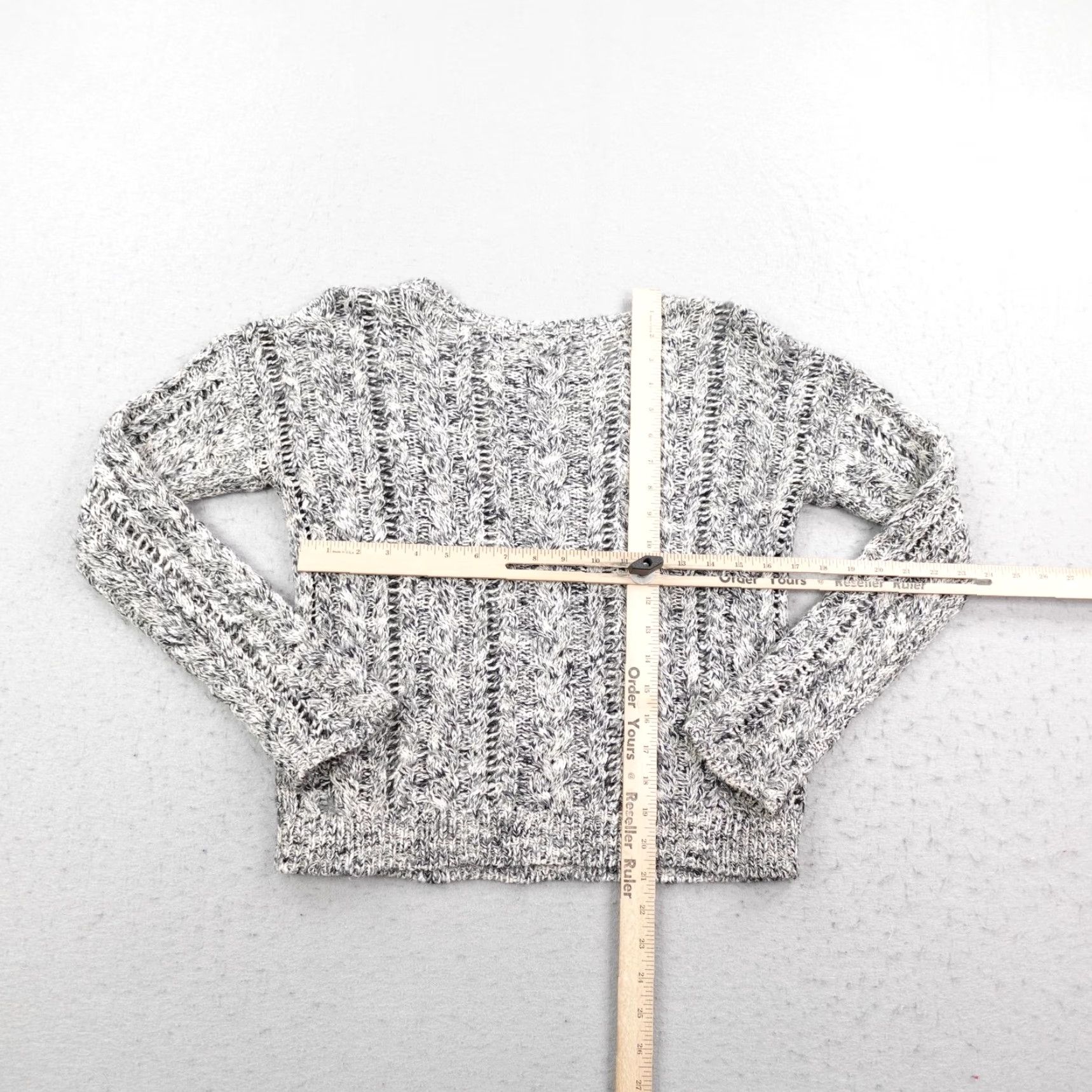 Ralph Lauren Ralph Lauren Sweater Womens Small Gray Denim & Supply Cable Knit Chunky Pullover Size S / US 4 / IT 40 - 5 Thumbnail