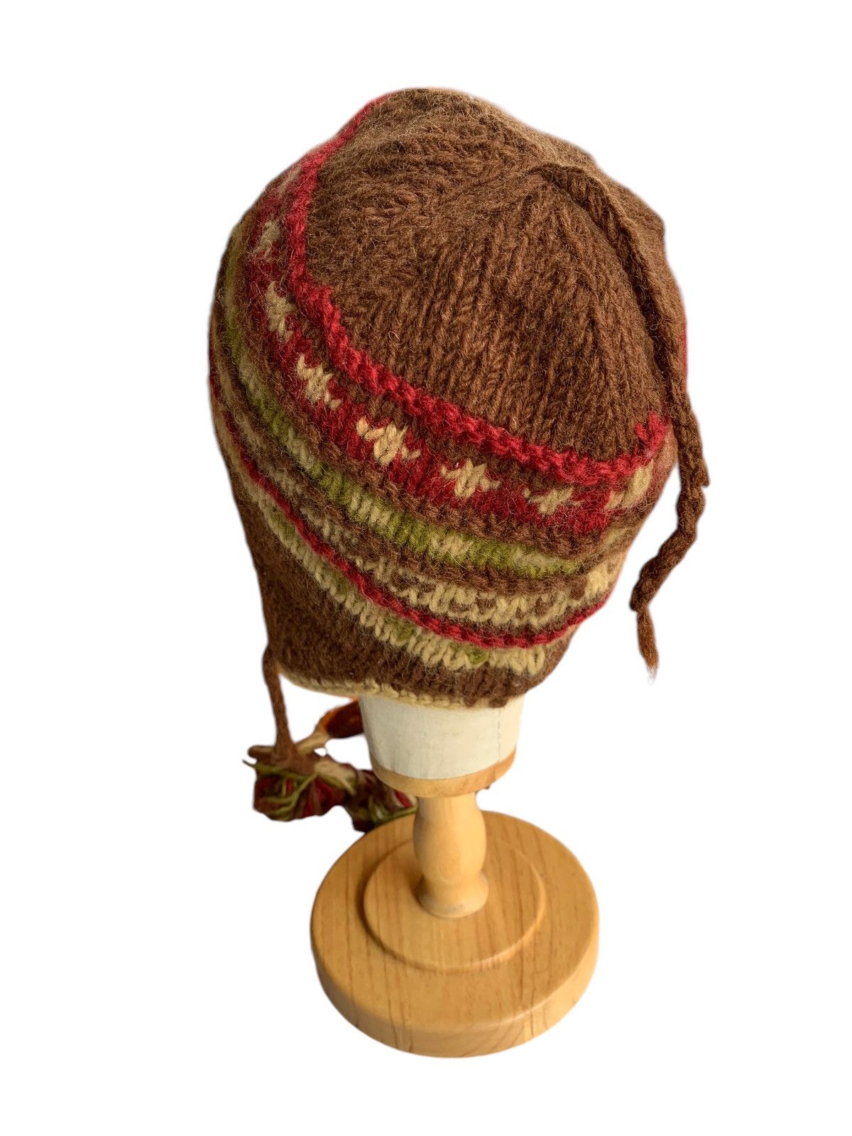 Japanese Brand × Kapital × Vintage Knitted Crochet Wool Earflap Winter Sessions Beanie Hats Size ONE SIZE - 7 Thumbnail
