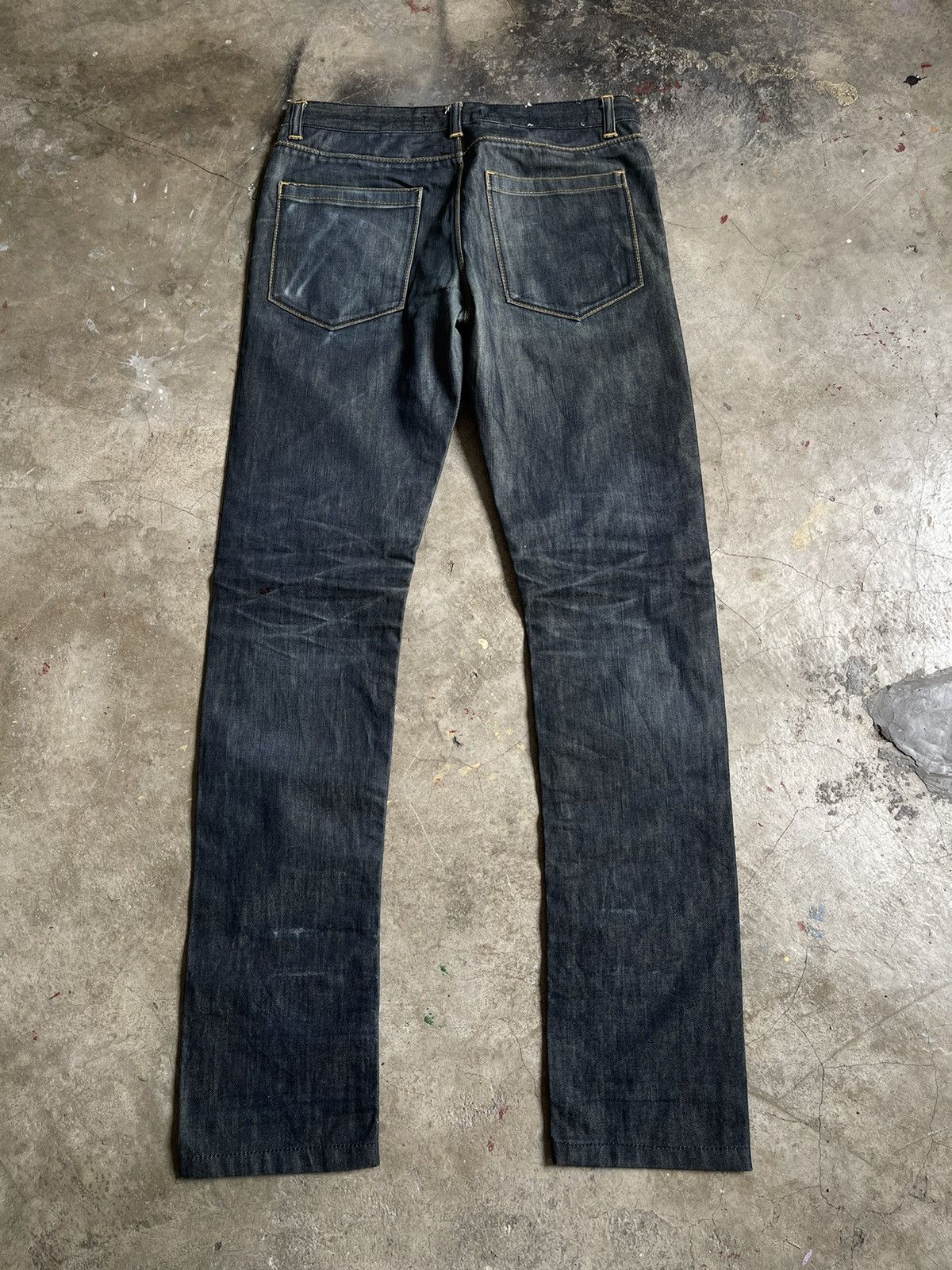 Raf by Raf Simons Raf By Raf Simons Waxed Denim Pants Size US 31 - 9 Thumbnail