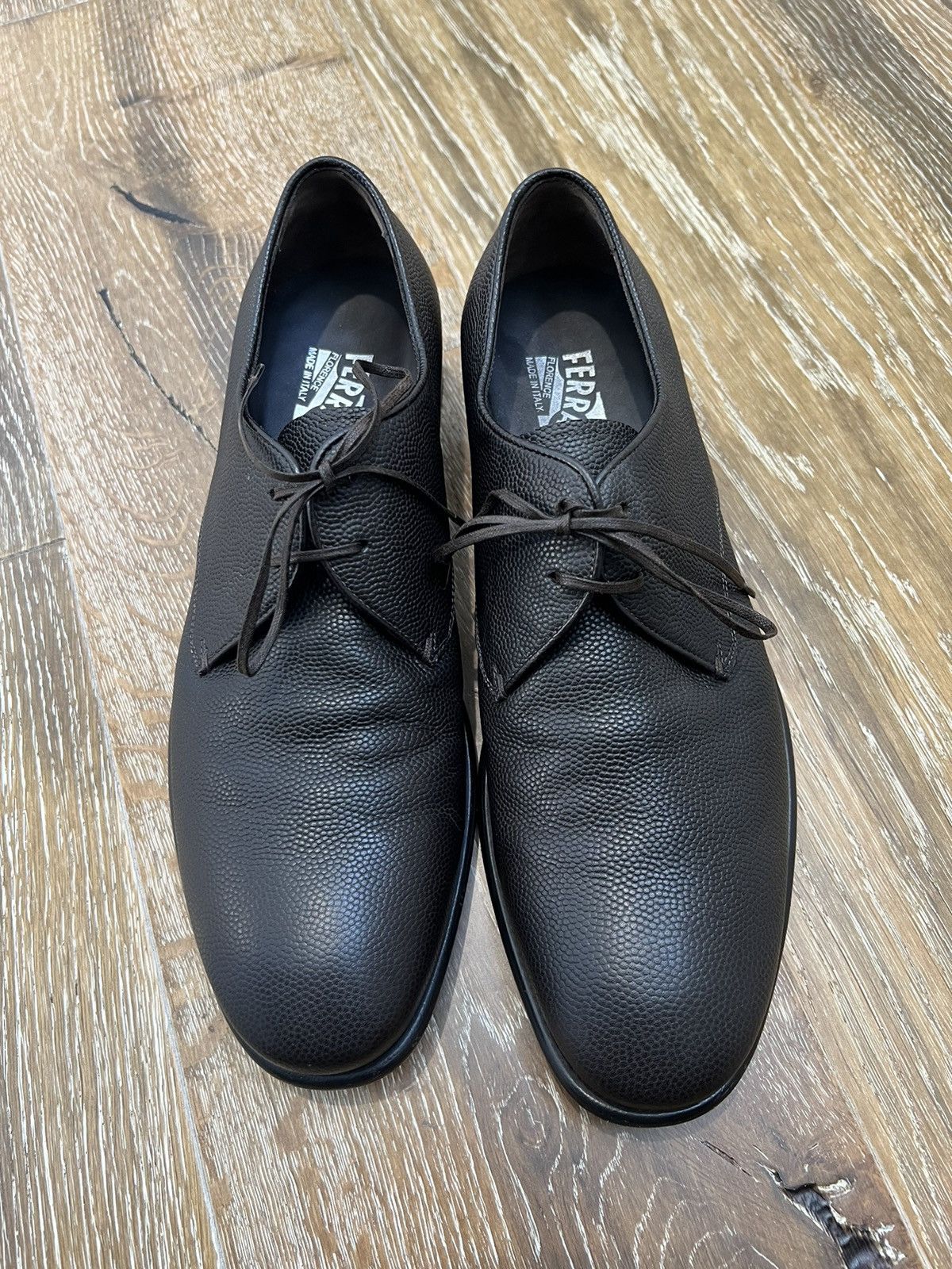 Salvatore Ferragamo Salvatore Ferragamo Leather 10VF 94369 Shoes Size US 9 / EU 42 - 9 Thumbnail