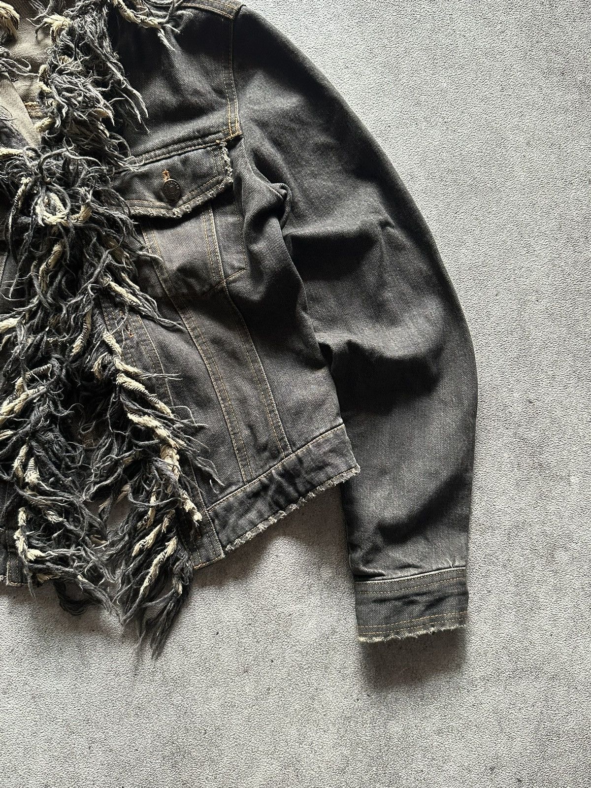 Hysteric Glamour 90s Japanese Fringe Denim Jacket LGB if six was nine style Size US S / EU 44-46 / 1 - 3 Thumbnail