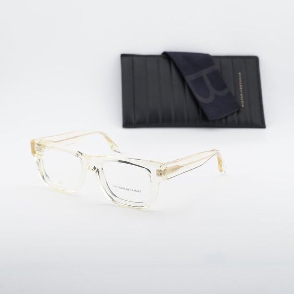 Victoria Beckham Victoria Beckham VB2671 771 Eyeglasses Transparent Honey 51m Size ONE SIZE - 10 Thumbnail