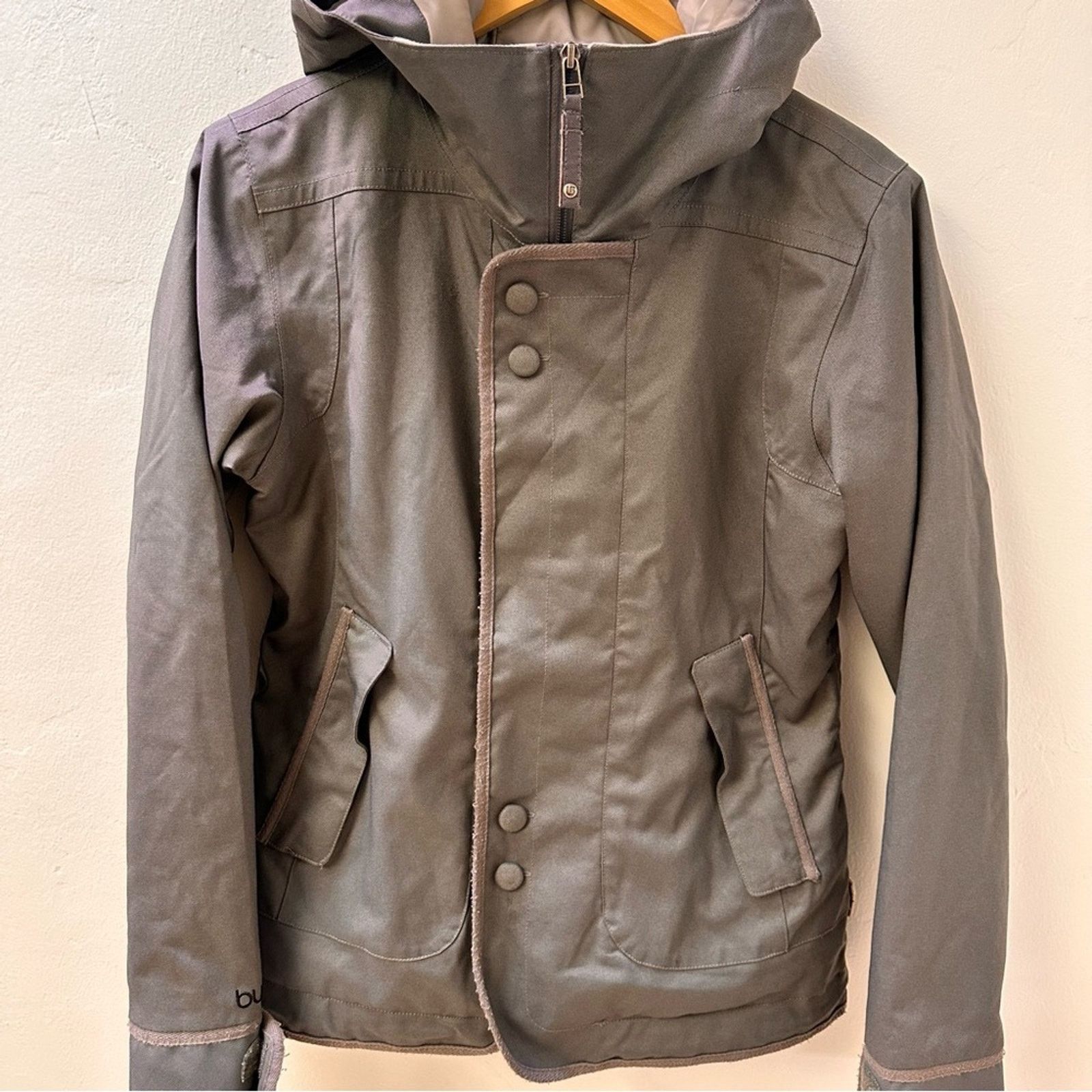 Burton Burton DryRide Snowboard Jacket - Women’s Small - Grey Size S / US 4 / IT 40 - 3 Thumbnail
