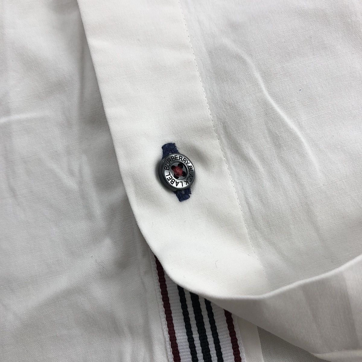 Burberry × Vintage Vintage Burberry Black Label True White Button Up Shirt Size US L / EU 52-54 / 3 - 6 Thumbnail
