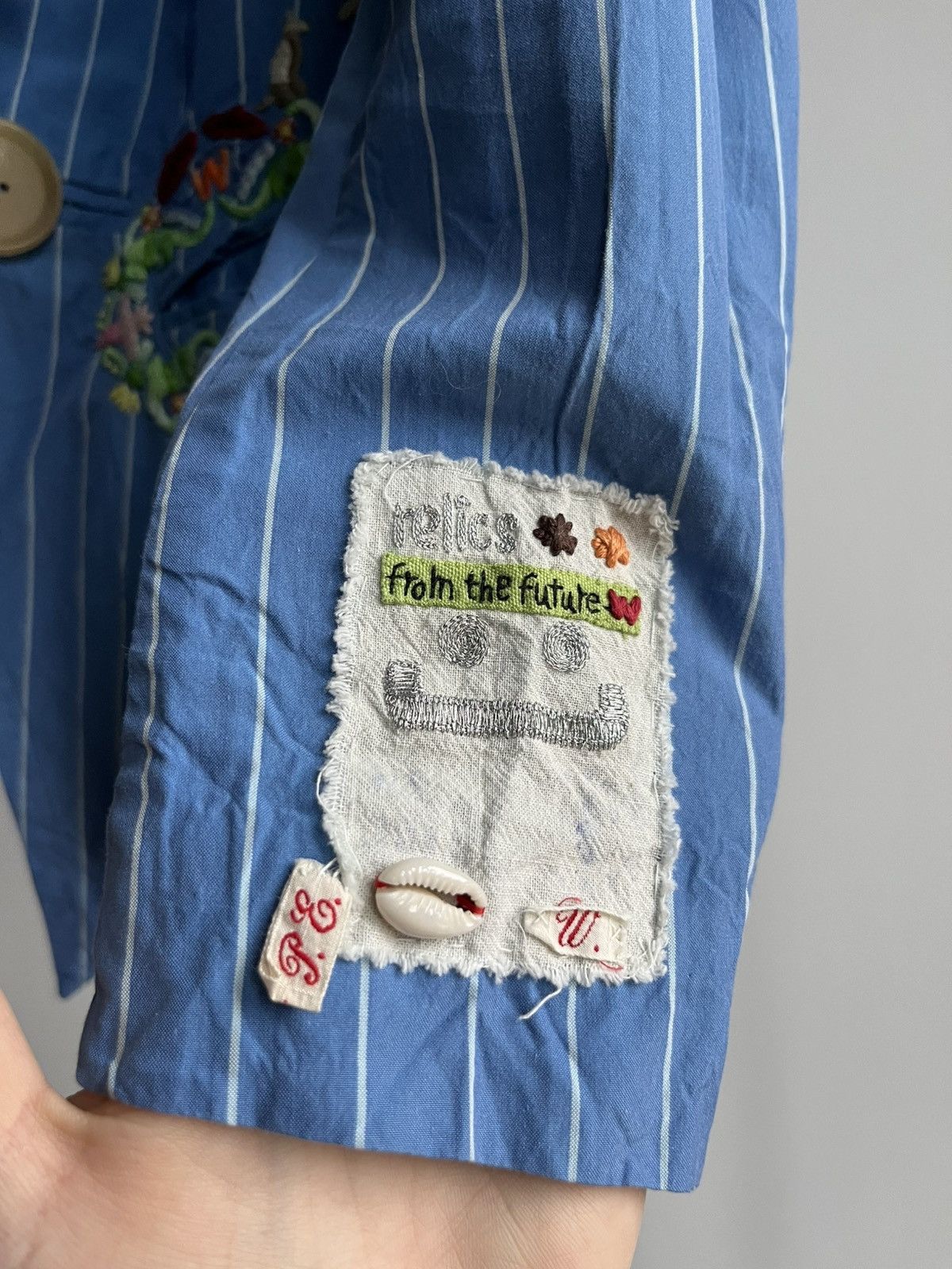 Walter Van Beirendonck Walter van Beirendonck SS06 runway embroidered folk blazer Size M / US 6-8 / IT 42-44 - 7 Thumbnail