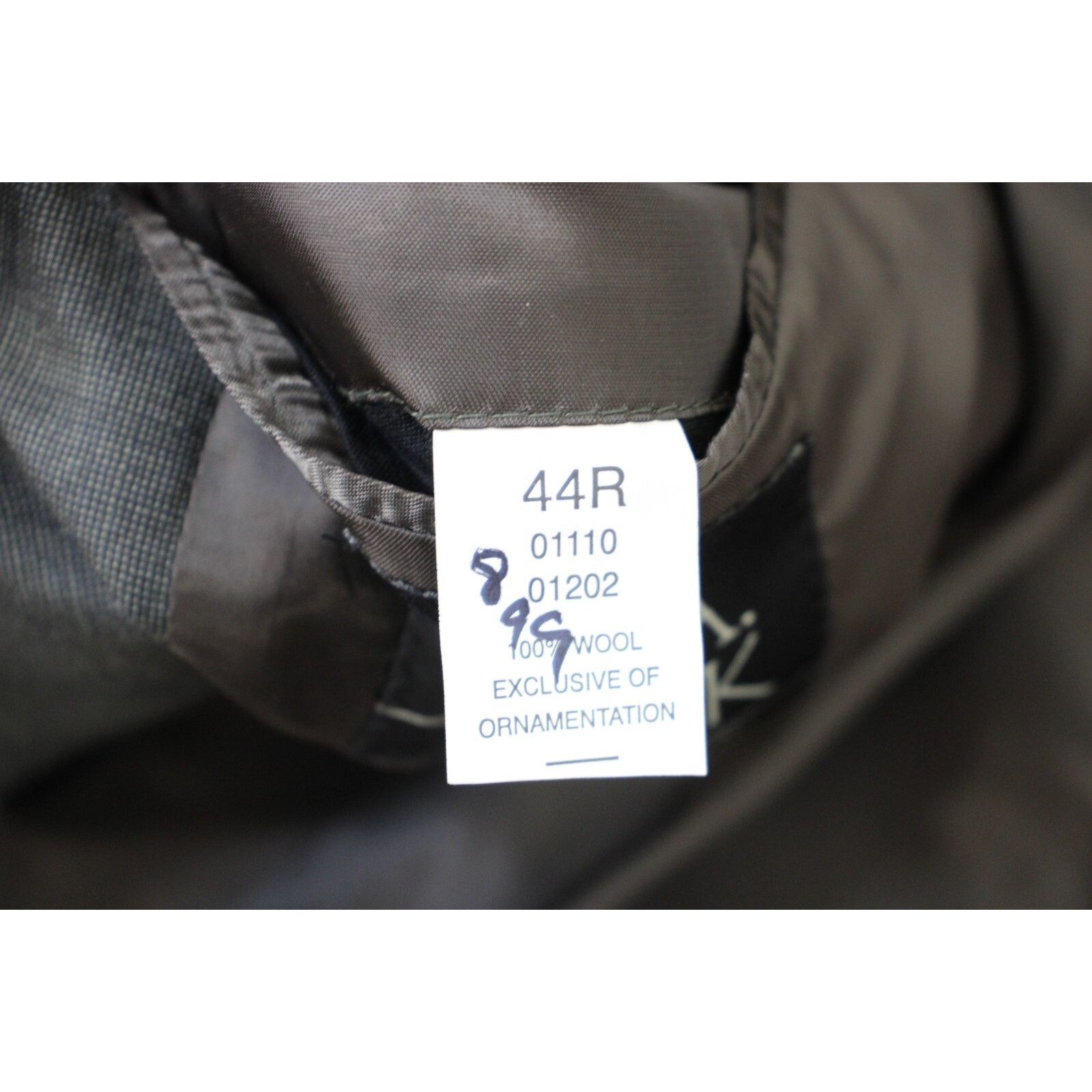 Jos. A. Bank Jos. A. Bank Blazer Mens 44R Gray 100% Wool Long Sleeve Size 44R - 5 Thumbnail