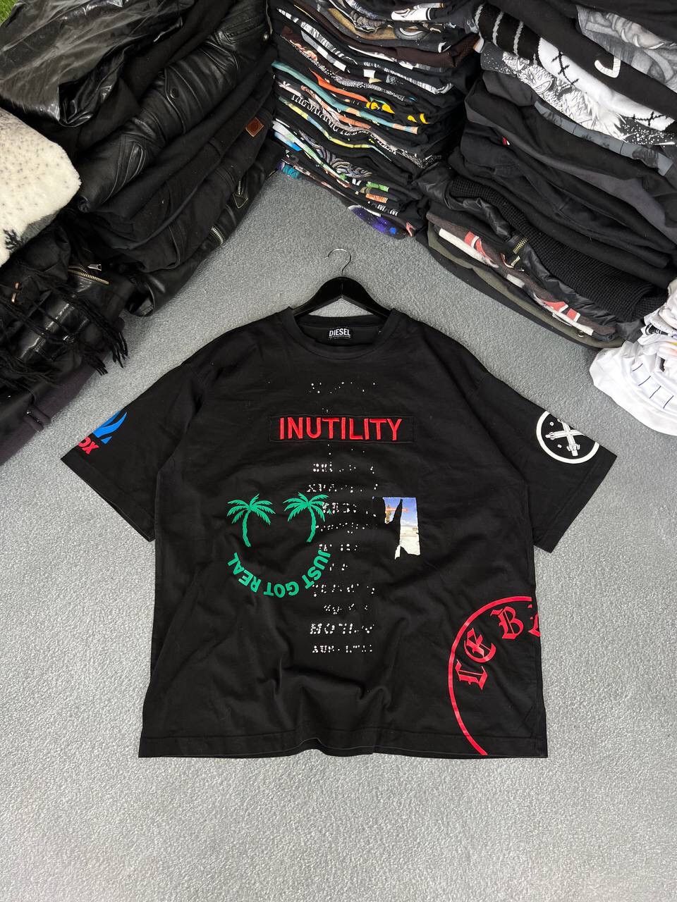 Diesel Baggy Fit Y2K Oversized Archival T-Shirt