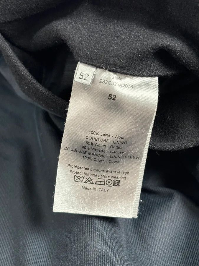 Dior 2010s Dior Homme Black Wool Toggle Duffle Coat by Kris Van Assche Size US L / EU 52-54 / 3 - 10 Thumbnail