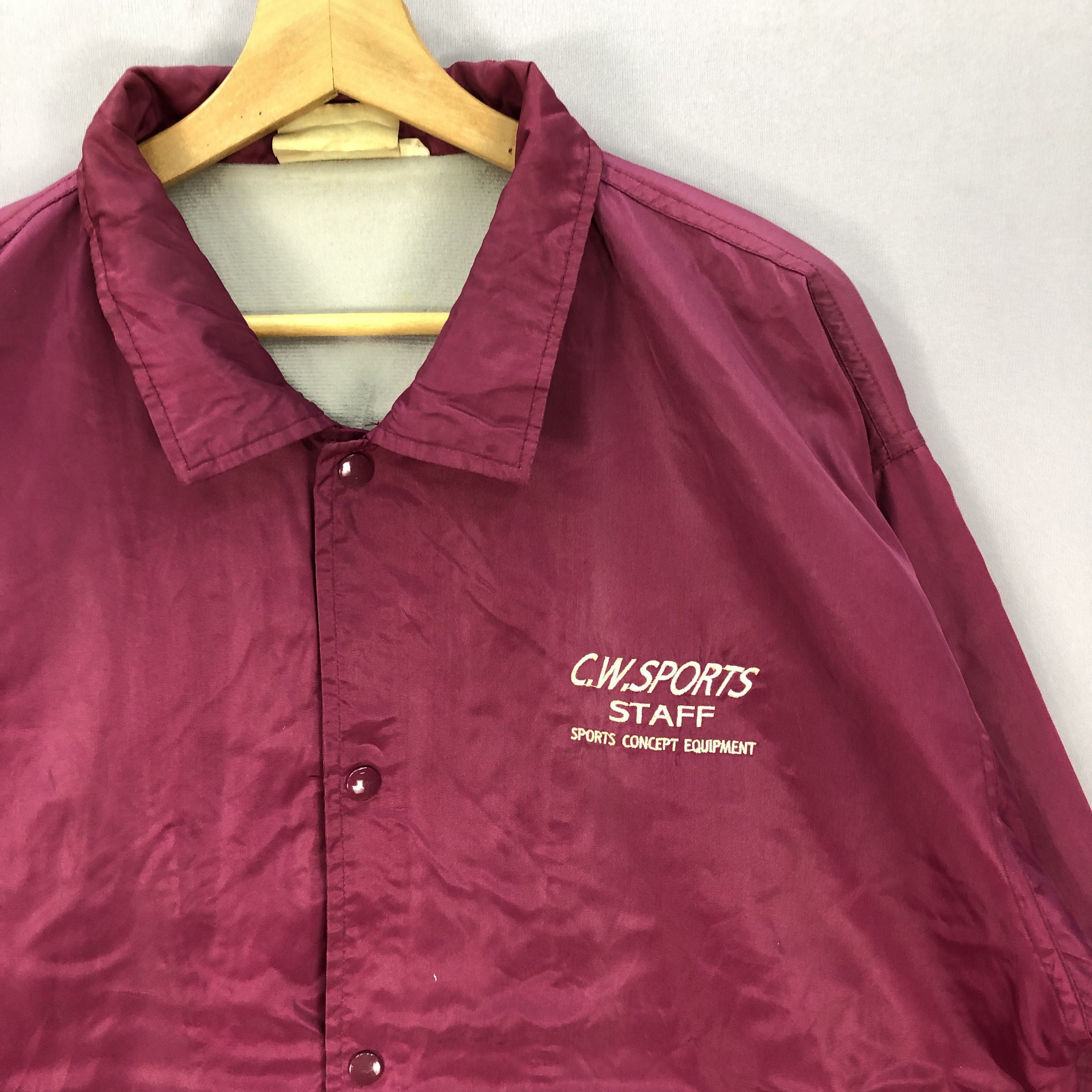 Japanese Brand × Vintage Vintage Atlanta Sports Concept CW Sports Staff Coach Jackets Size US L / EU 52-54 / 3 - 5 Thumbnail