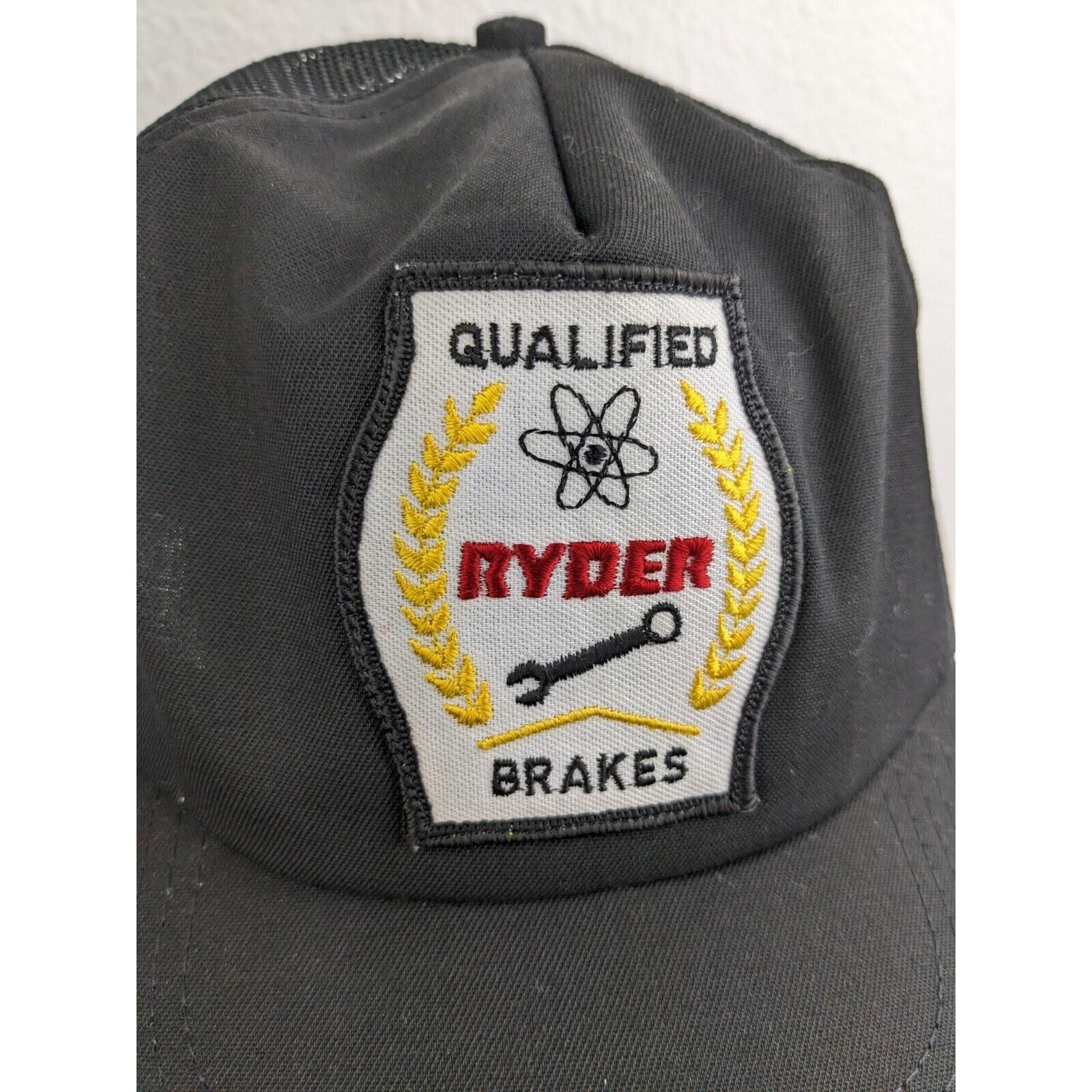 Other Vtg RYDER Brakes Mechanic Patch SnapBack Trucker Hat Size ONE SIZE - 2 Thumbnail