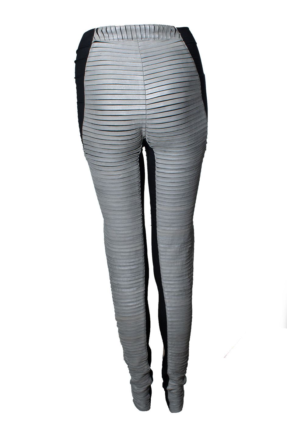Gareth Pugh Gareth Pugh, leather and nylon leggings Size 27" / US 4 / IT 40 - 2 Thumbnail