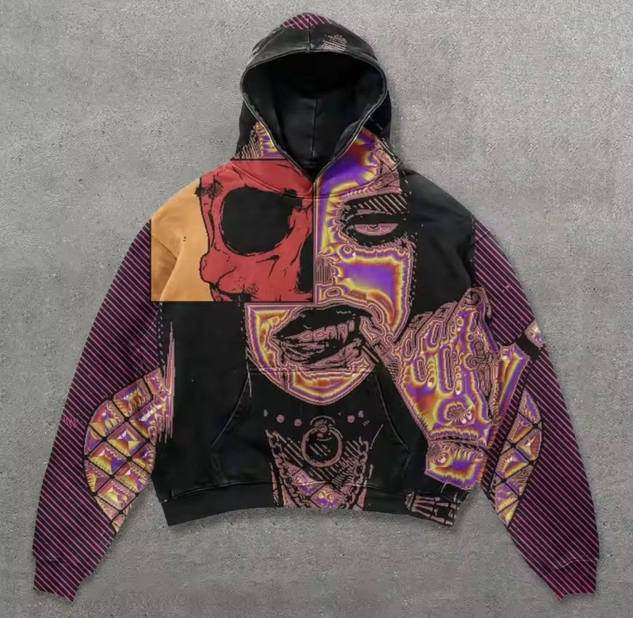 Other Art Graffiti Oversized Printed Cotton Sweatshirts Size US XL / EU 56 / 4 - 3 Thumbnail