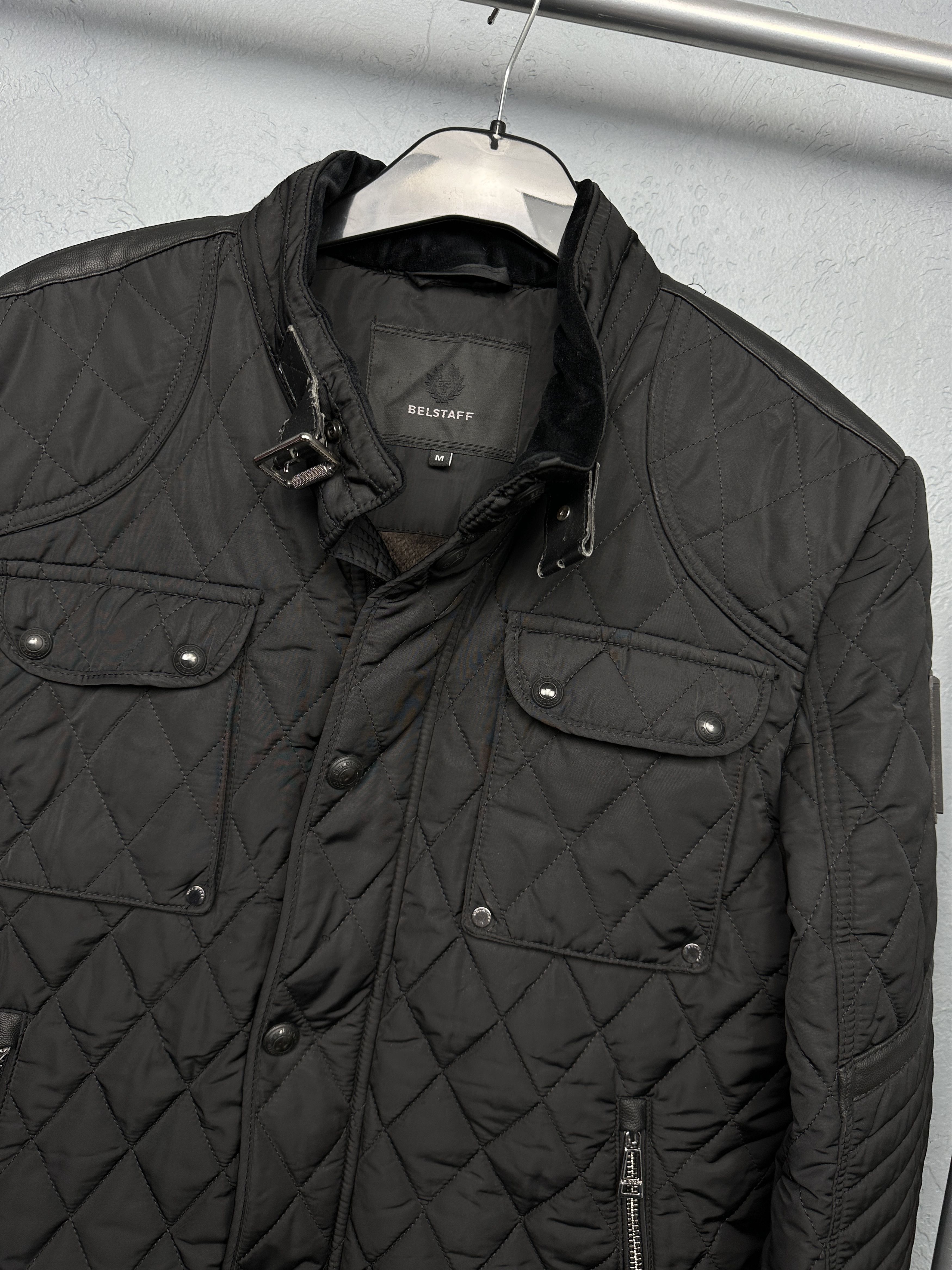 Belstaff Belstaff Mens Quilted Insulated Biker Jacket Size US M / EU 48-50 / 2 - 2 Thumbnail