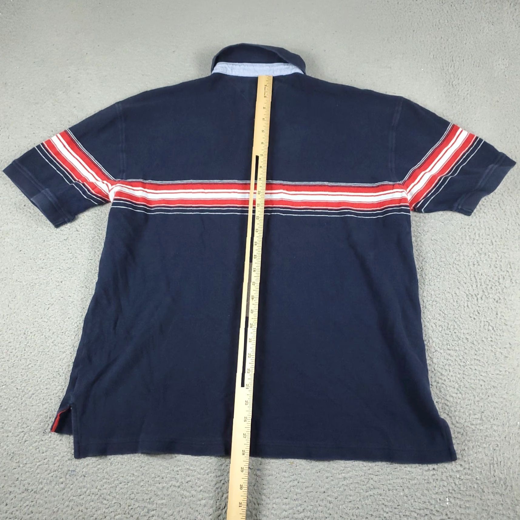 Tommy Hilfiger Tommy Hilfiger Polo Shirt Mens XL Blue Casual Short Sleeve Activewear Size US XL / EU 56 / 4 - 3 Thumbnail