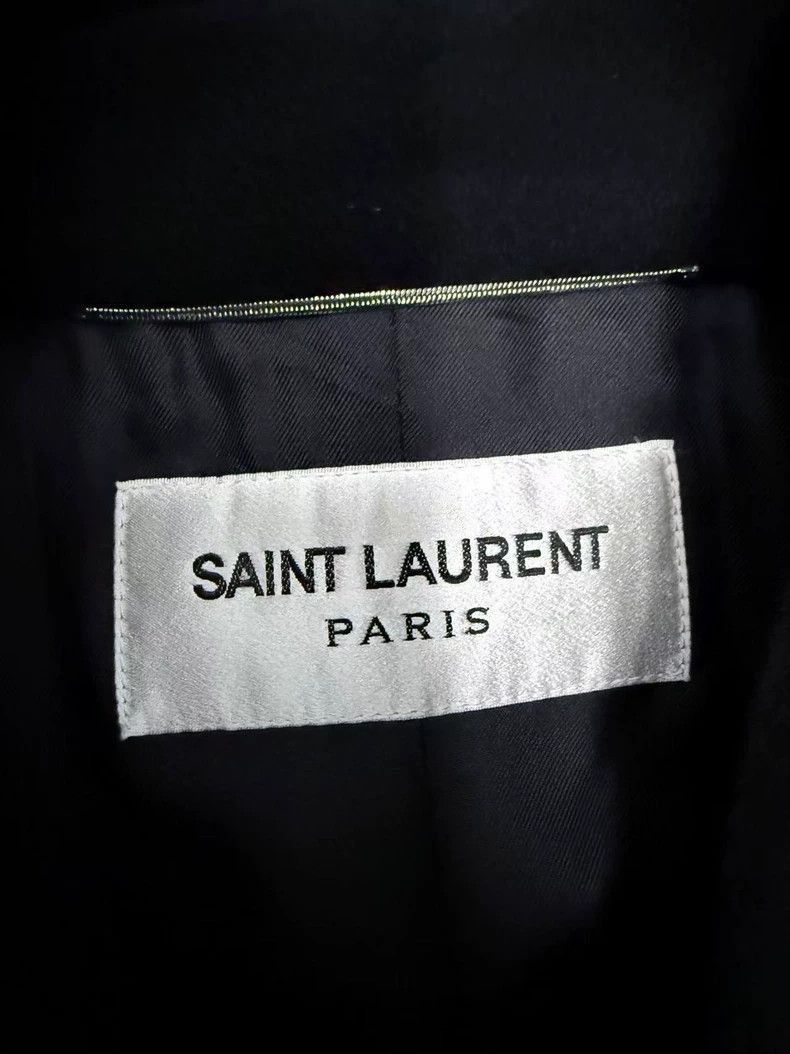 Saint Laurent Paris Saint Laurent Paris Double breasted show smoking jacket-250 Size US S / EU 44-46 / 1 - 5 Thumbnail